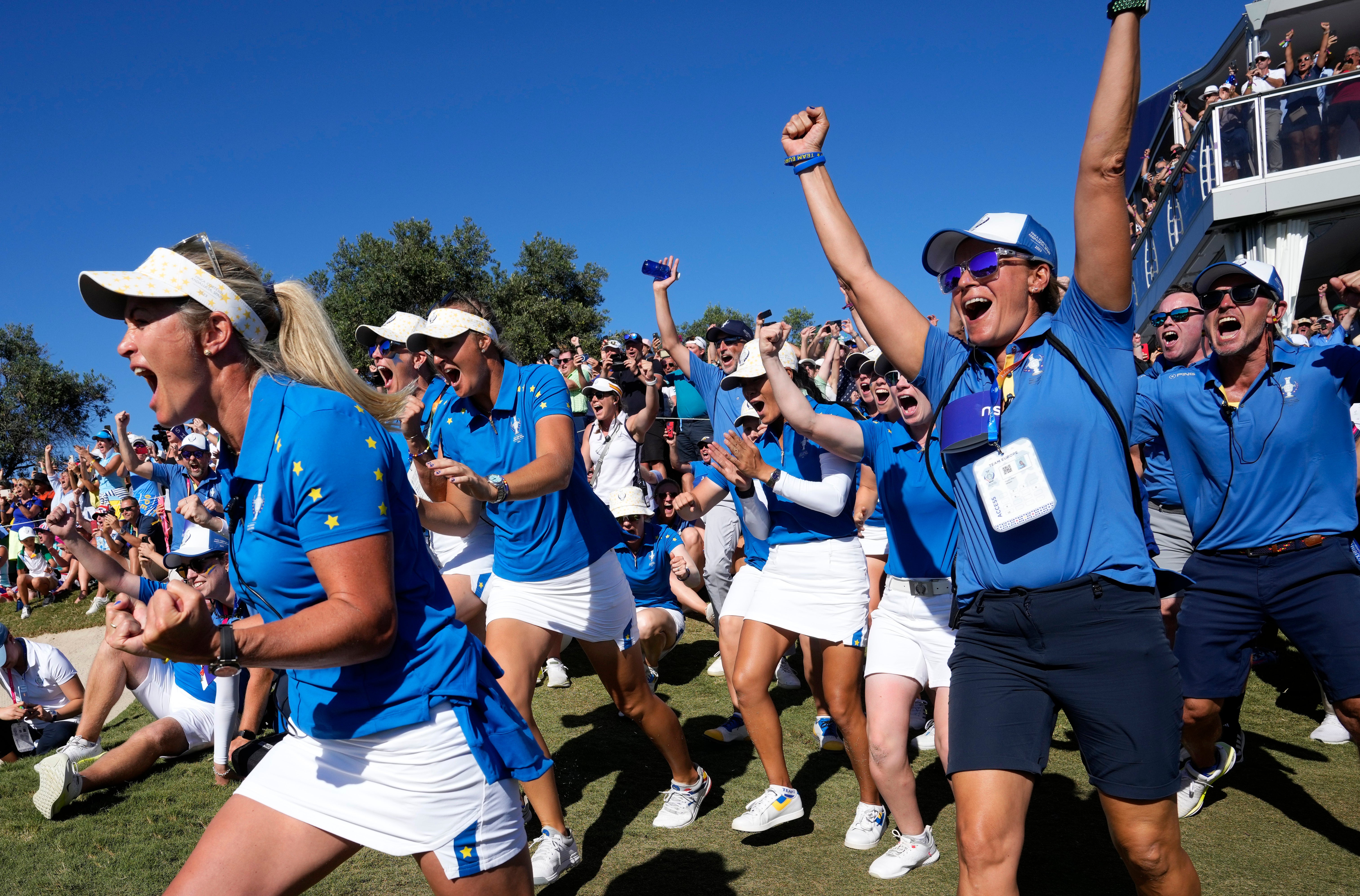 APTOPIX Spain Solheim Cup Golf