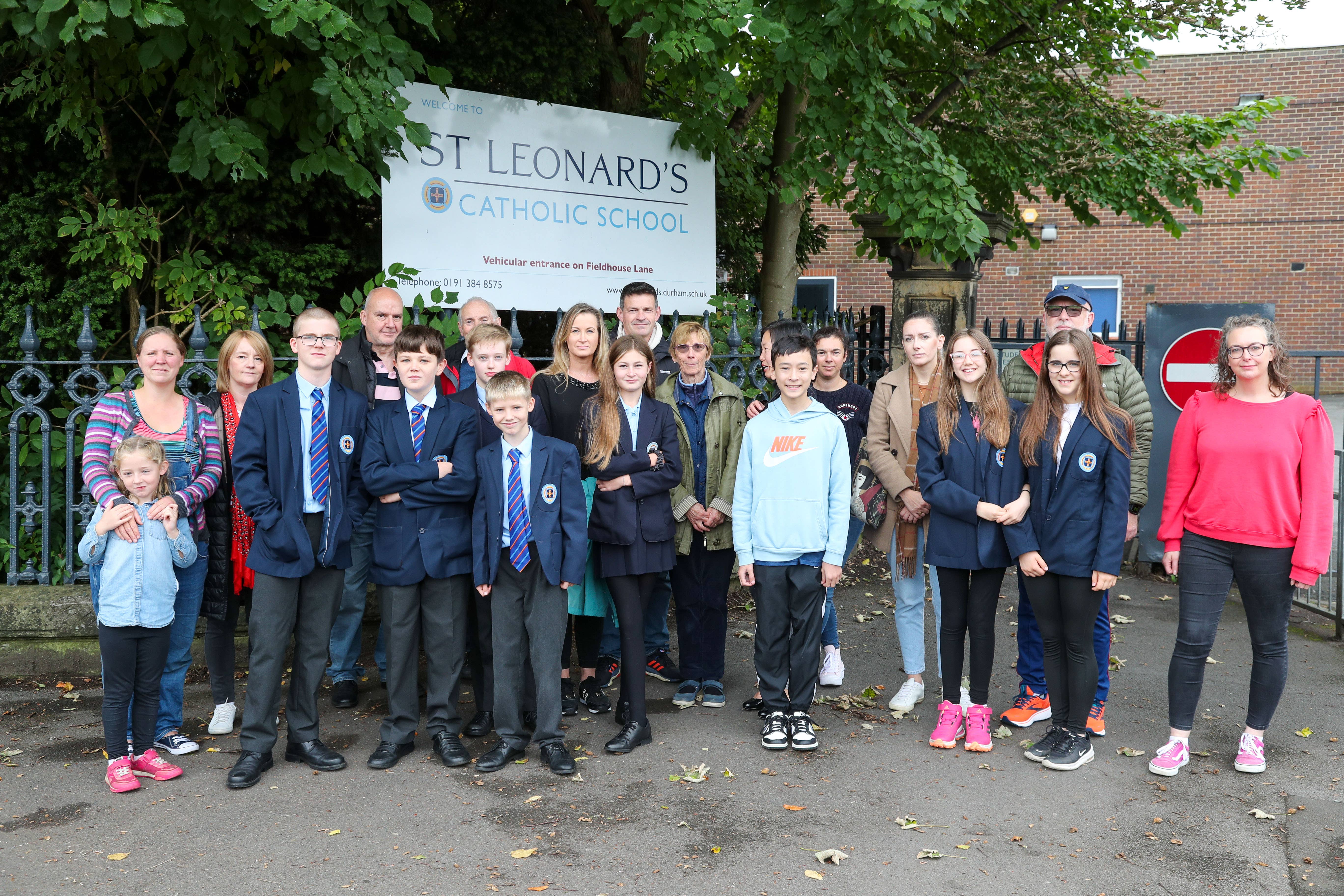 Parents St Leonard’s Catholic School have set up a group calling for a complete rebuild following the discovery of reinforced autoclaved aerated concrete on the site (Tom Banks/PA)Picture by Tom Banks