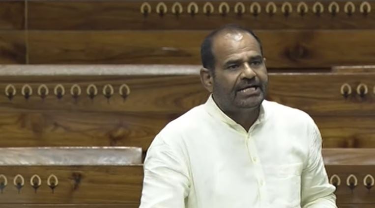 Bharatiya Janata Party lawmaker Ramesh Bidhuri in Lok Sabha