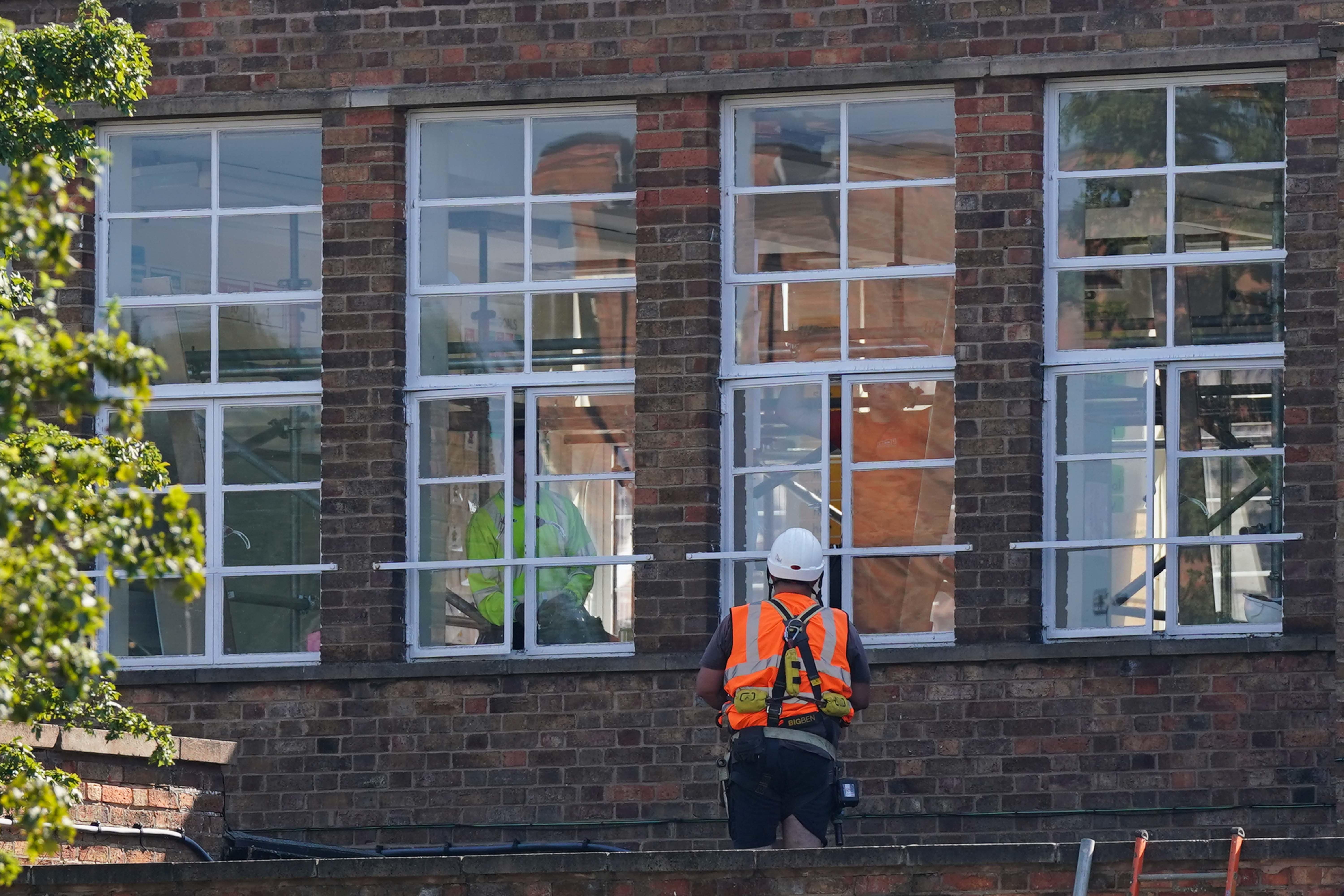 Trade unions have called for extra funding in the autumn statement for school rebuilding (Jacob King/PA)