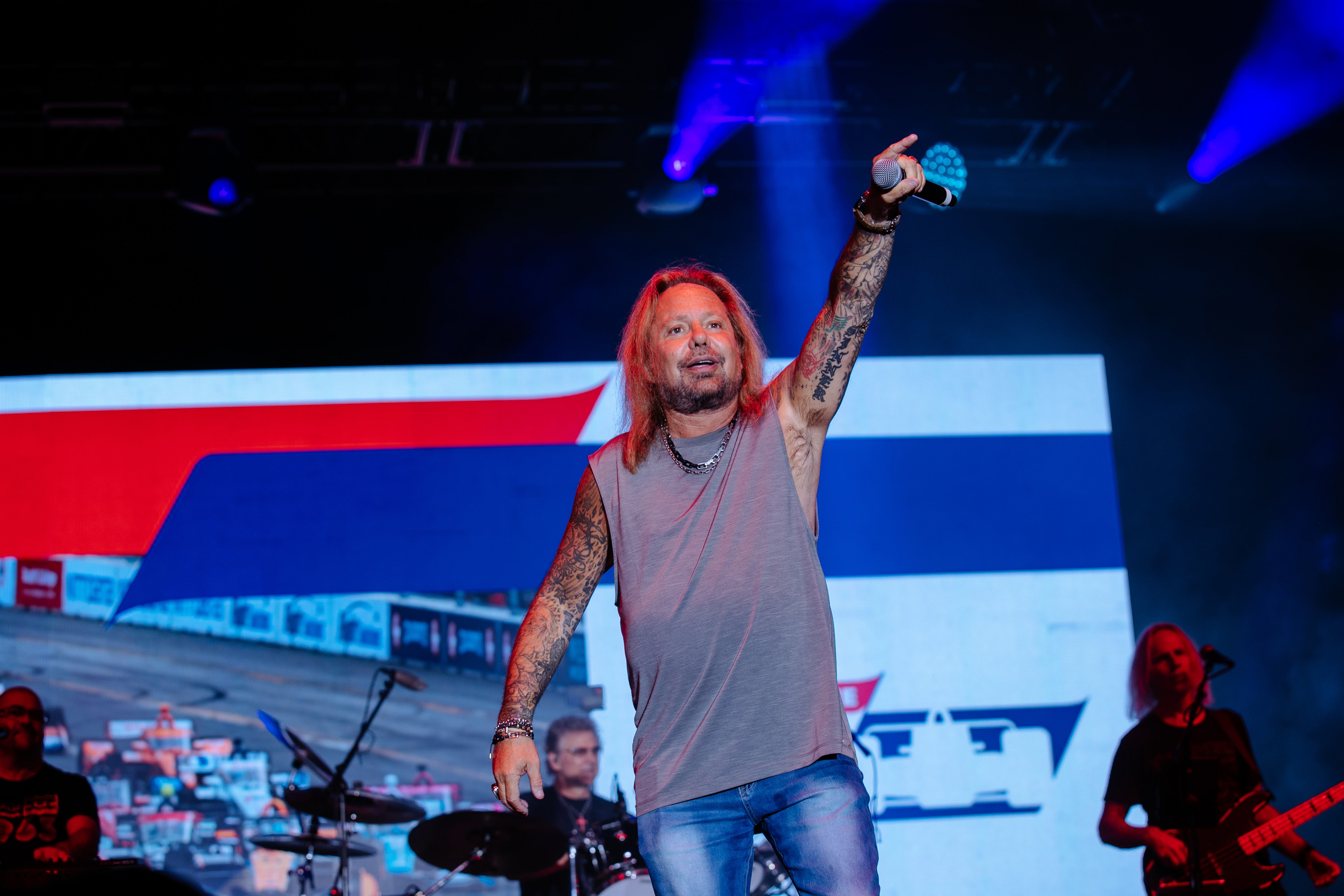 Shout at the denim: Mötley Crüe frontman Vince Neil