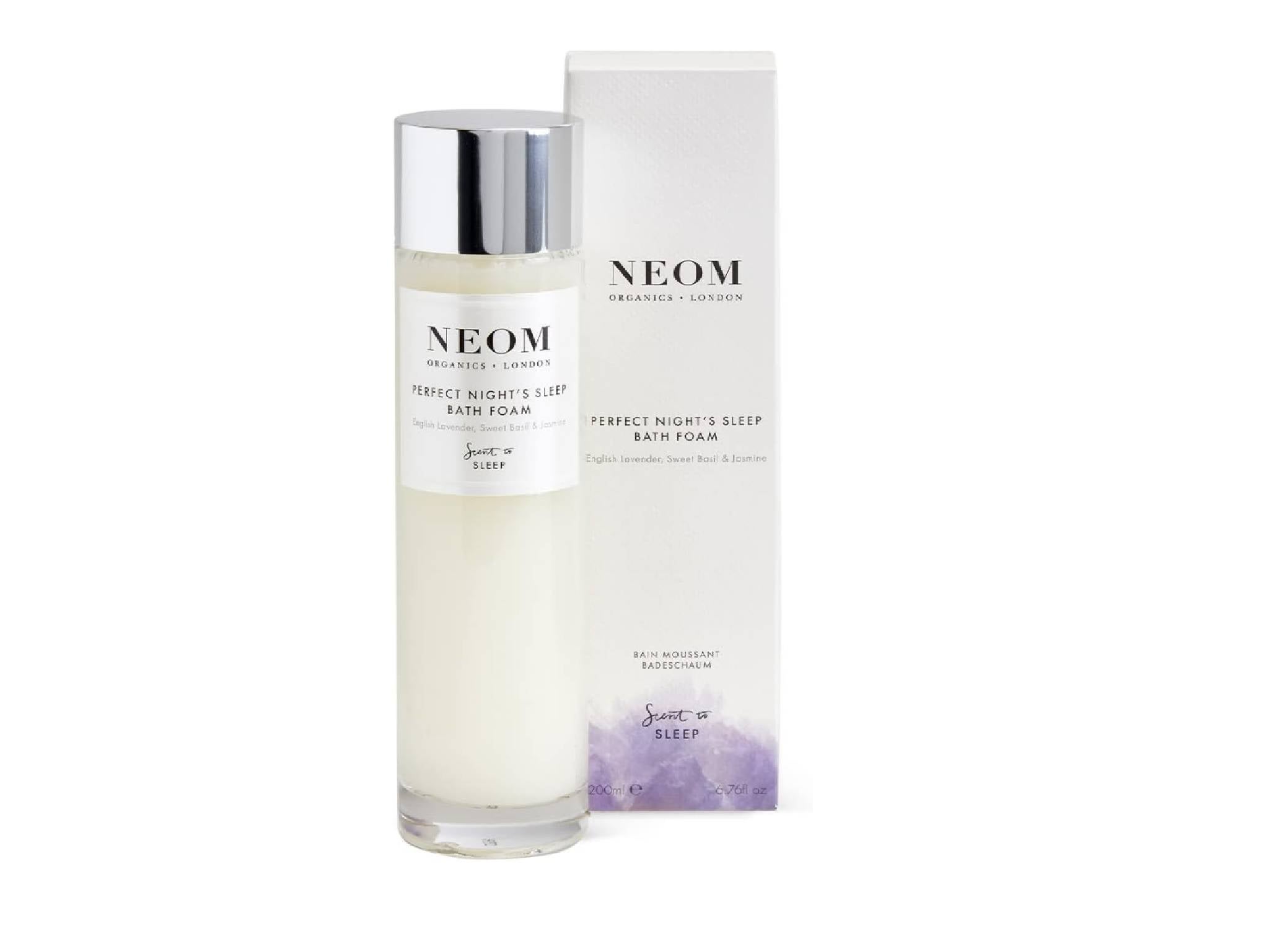 Neom perfect night’s sleep bath foam