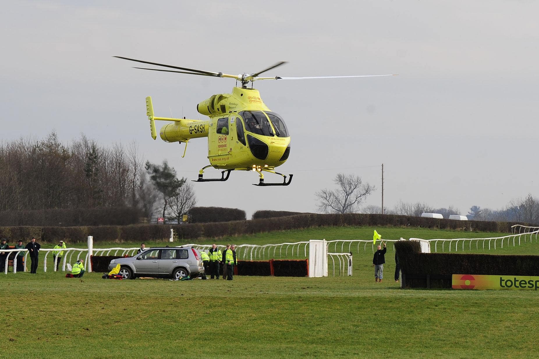 Yorkshire Air Ambulance crew have suffered laser attacks (John Giles/PA)