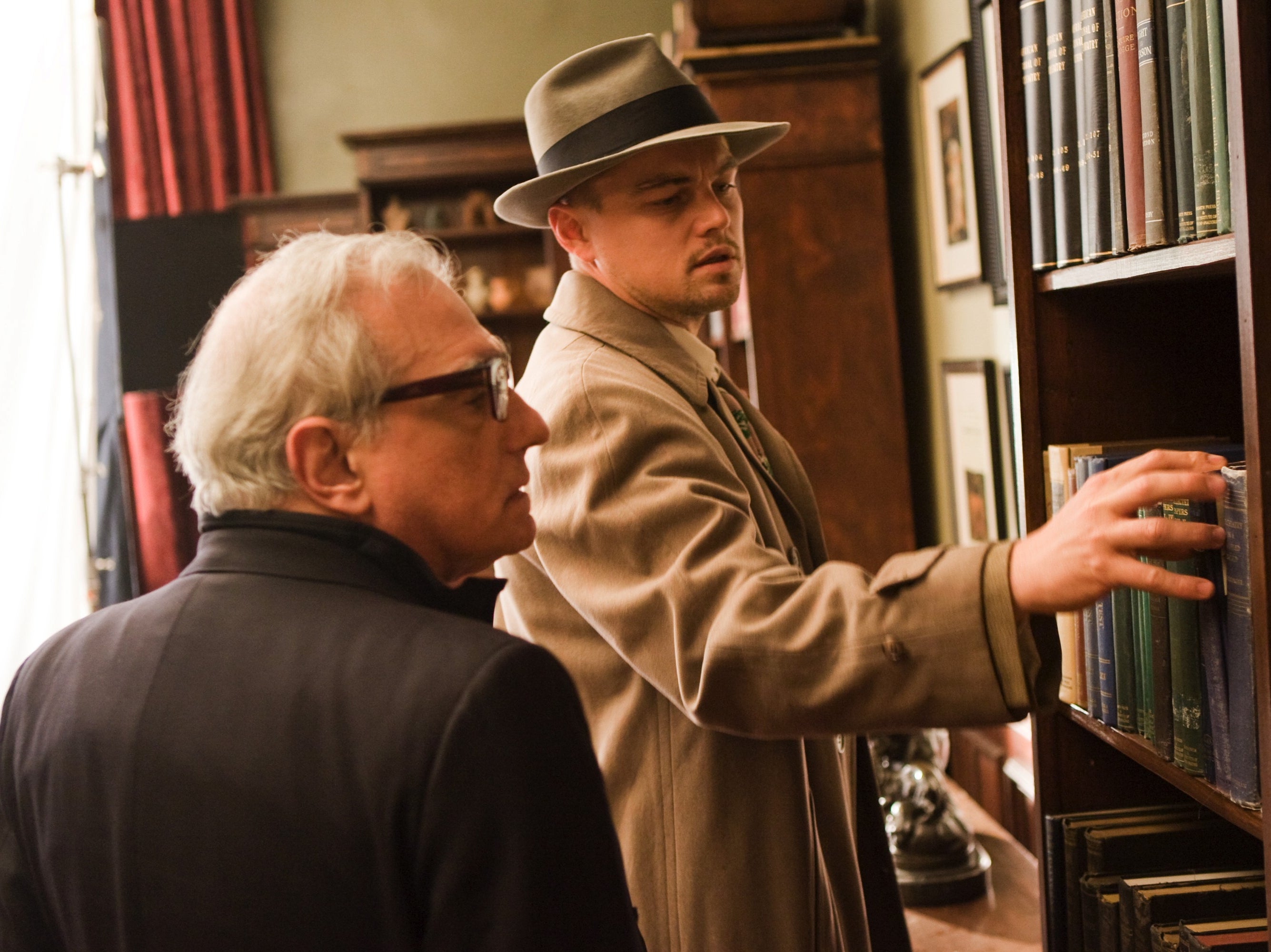 Martin Scorsese and Leonardo DiCaprio on the set of ‘Shutter Island’