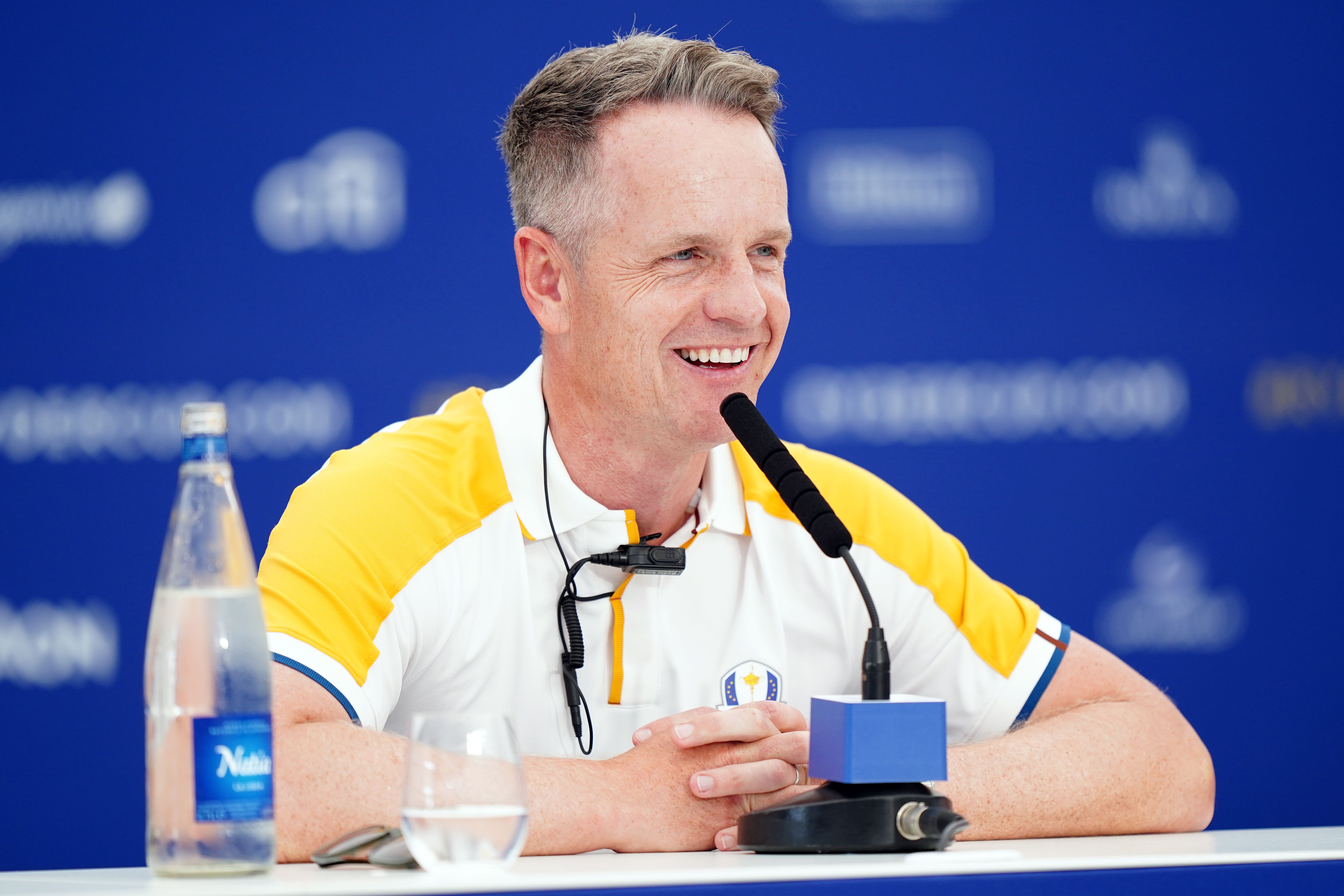 European captain Luke Donald will have had the course set up to his preference