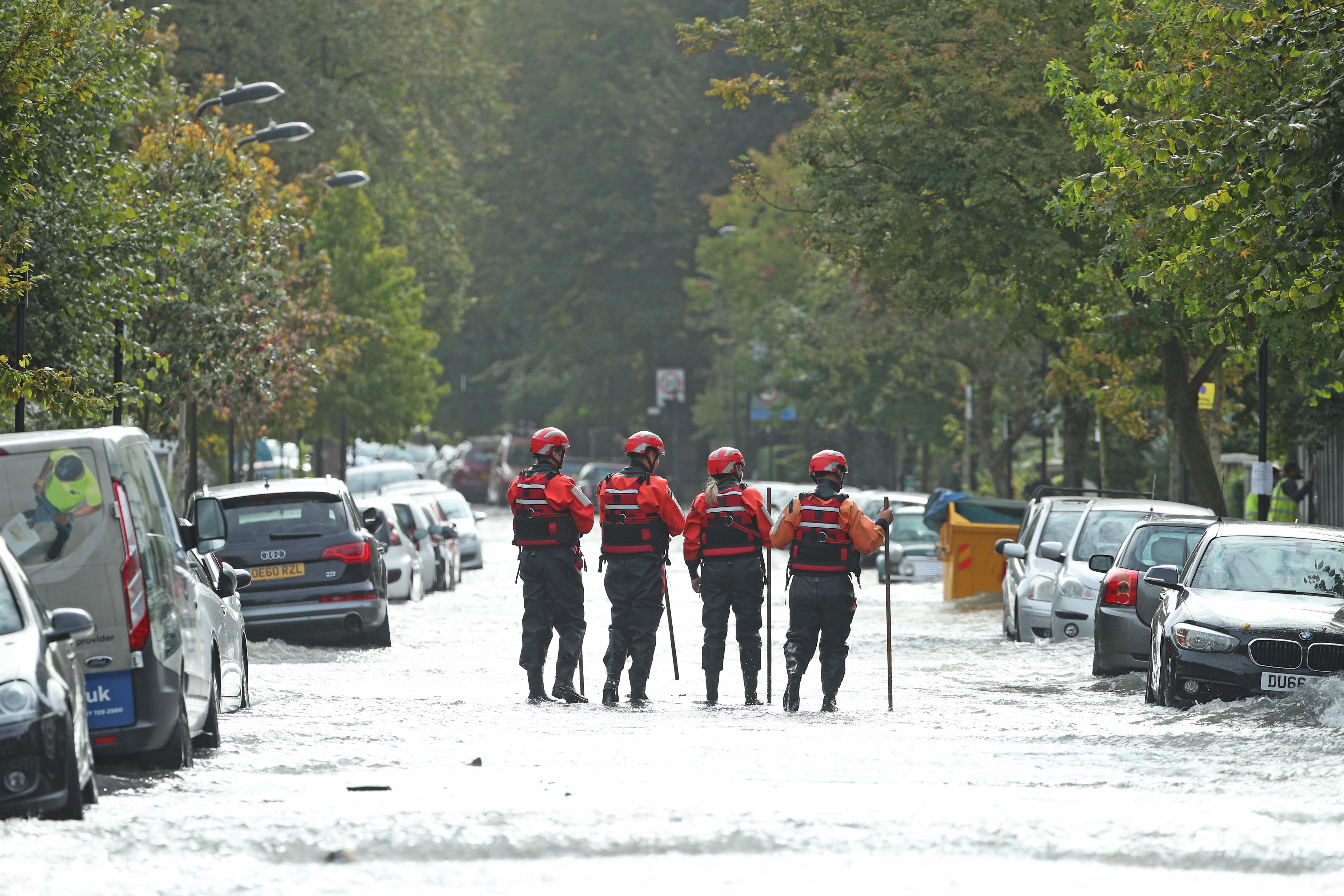 Flood warnings mean flooding is expected in the area and immediate action is required