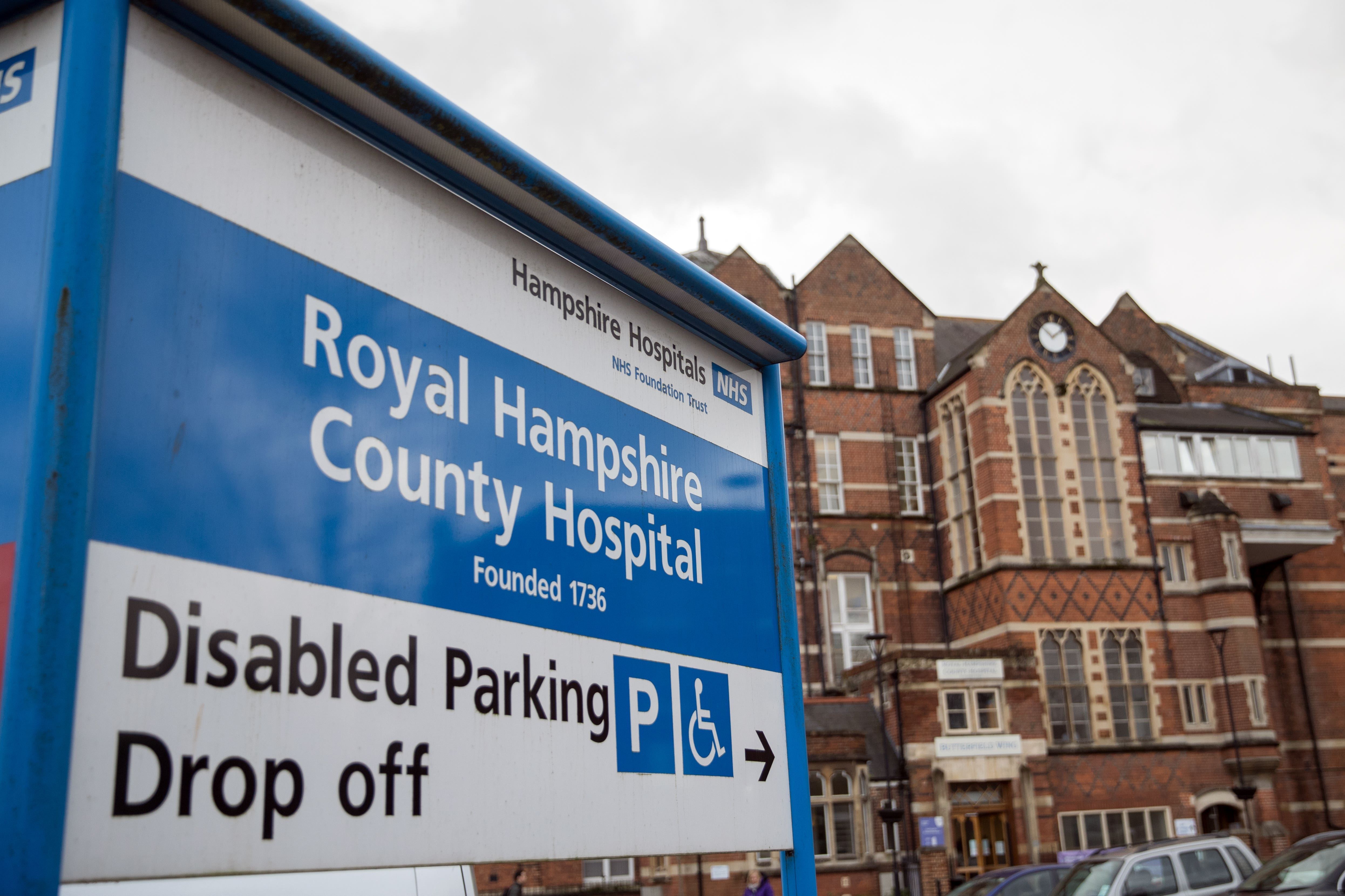 Royal Hampshire County Hospital in Winchester at which Martyn Pitman had worked as a consultant for 20 years (Andrew Matthews/PA)