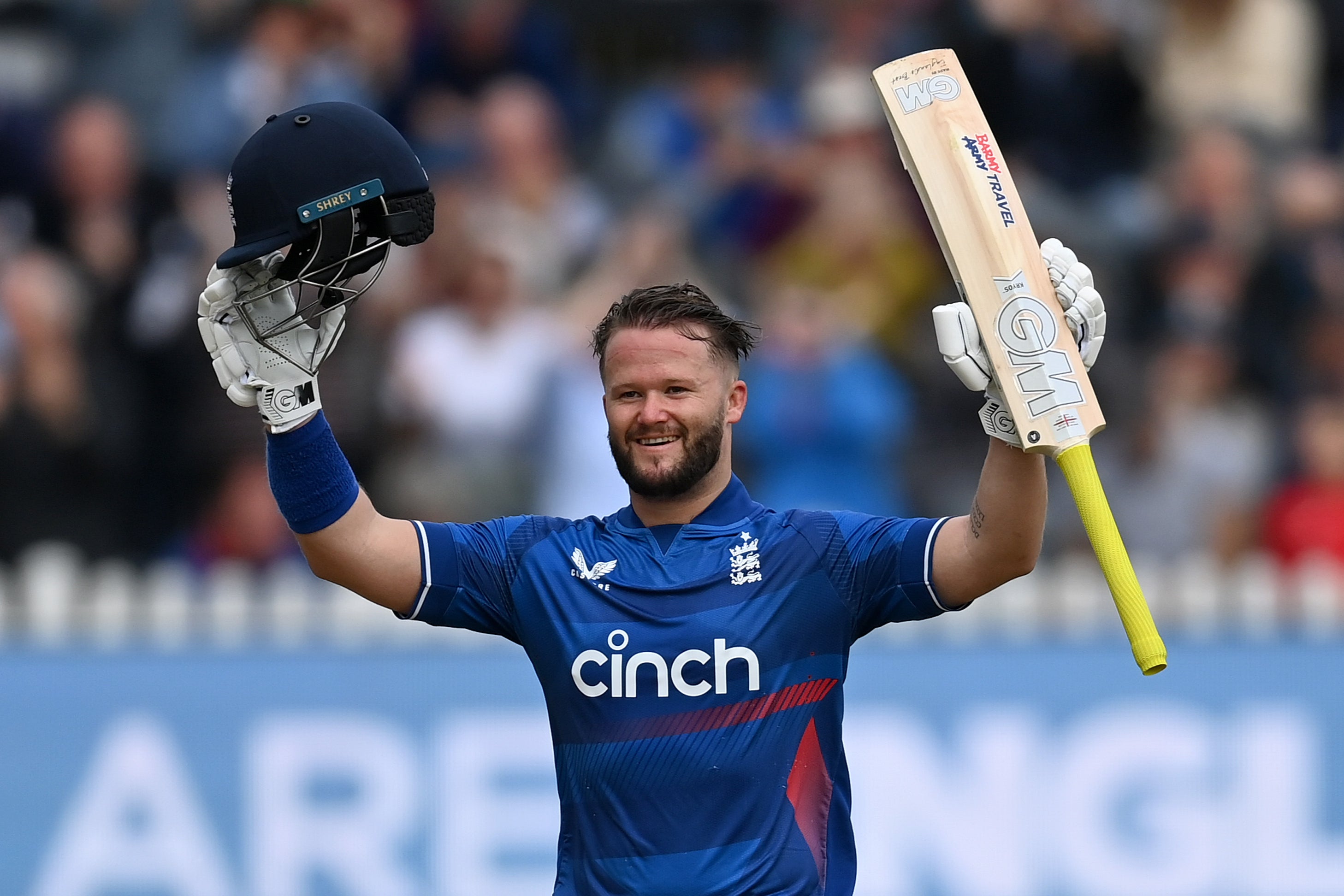 Ben Duckett celebrated an impressive century