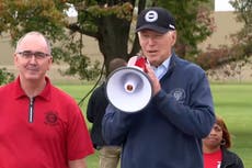 Biden tells striking auto workers they deserve ‘significant raise’ at Detriot picket line