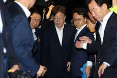 South Korean court denies arrest warrant for opposition leader Lee in corruption allegations