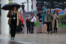 Weather warnings to come into force as UK and Ireland brace for Storm Agnes