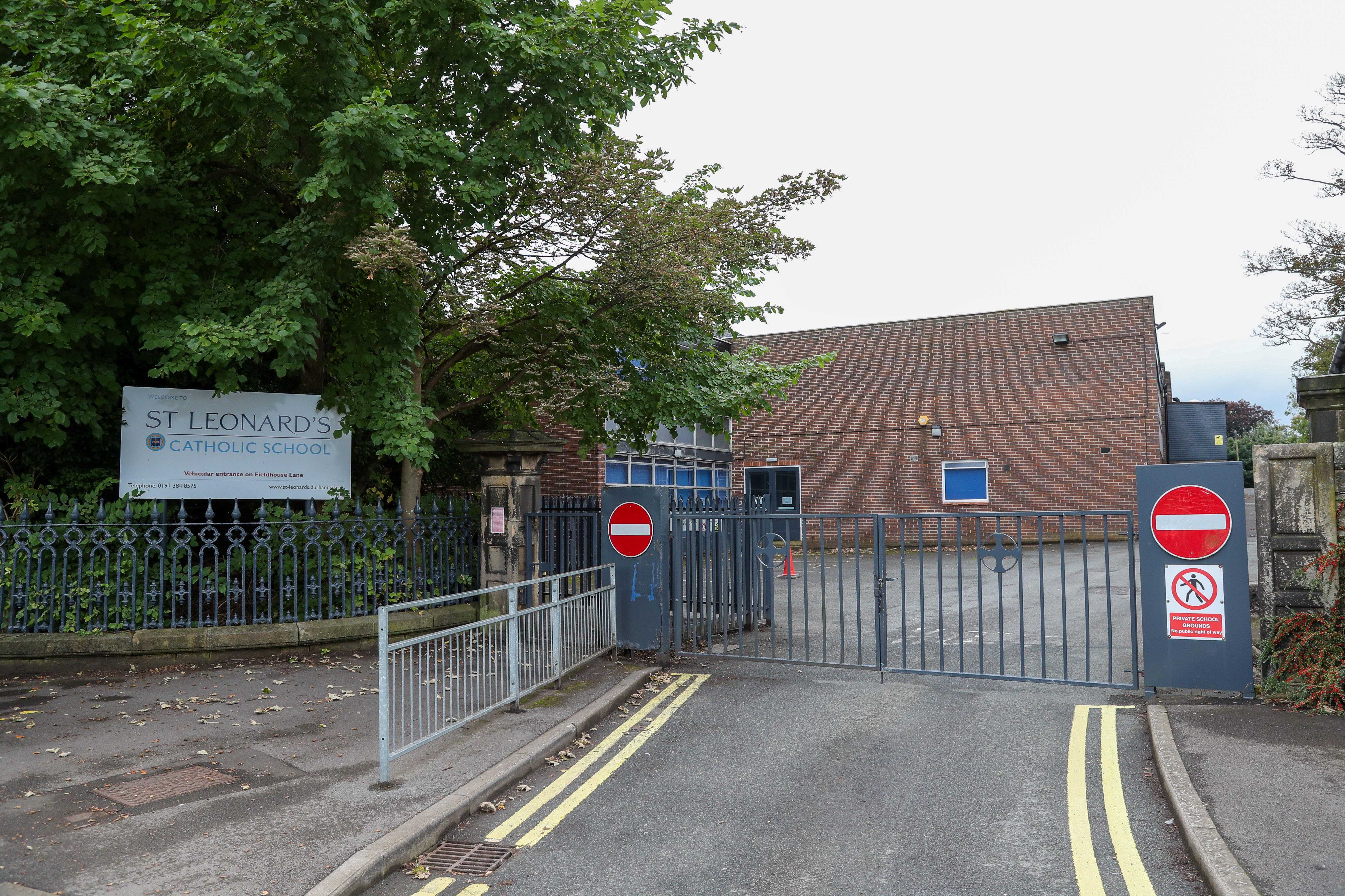 St Leonard’s Catholic School in Durham has been badly affected by the concrete crisis (Tom Banks/PA)