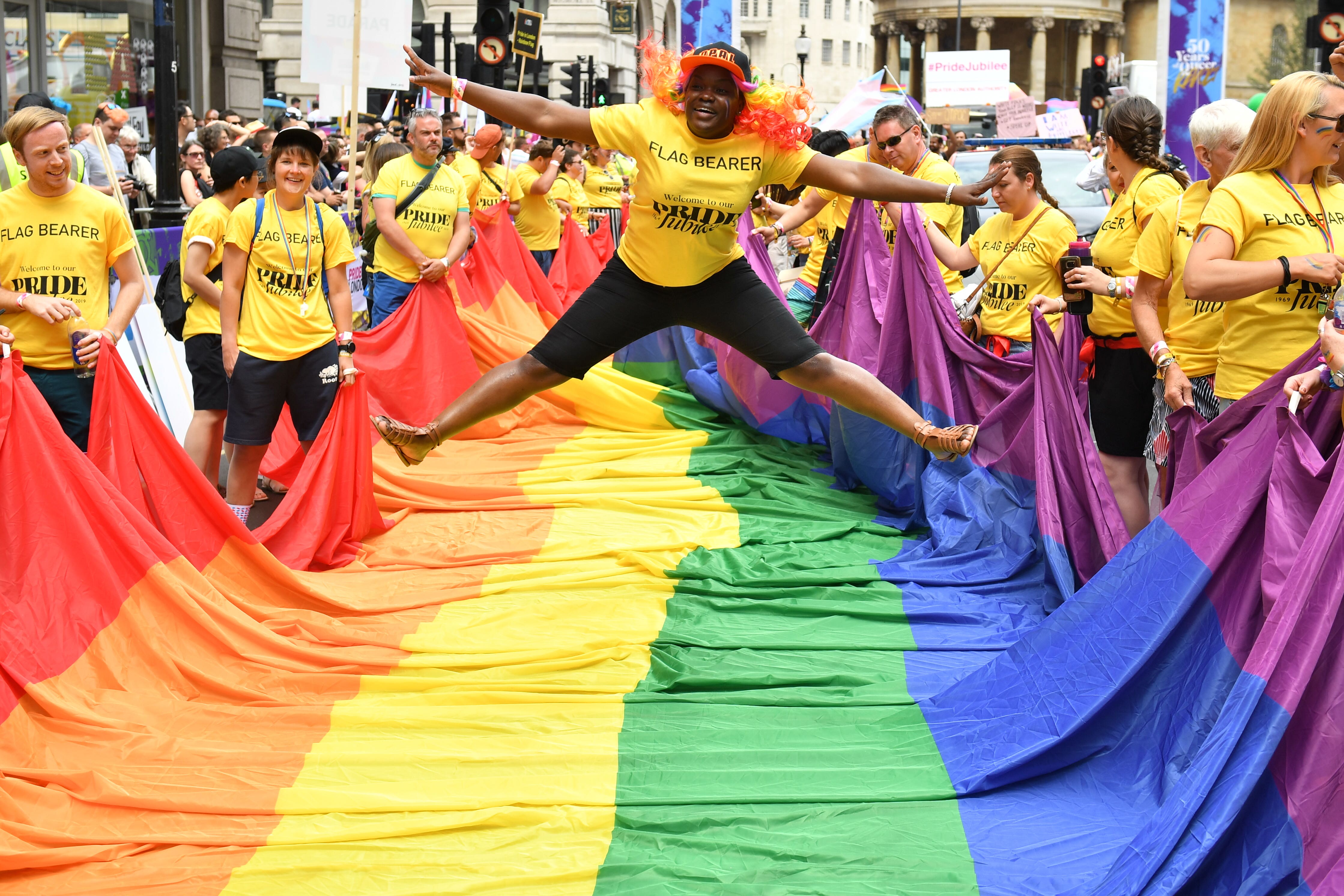 An estimated 10.6% of women in the UK aged 16 to 24 identified as LGB in 2022 (Dominic Lipinski/PA)