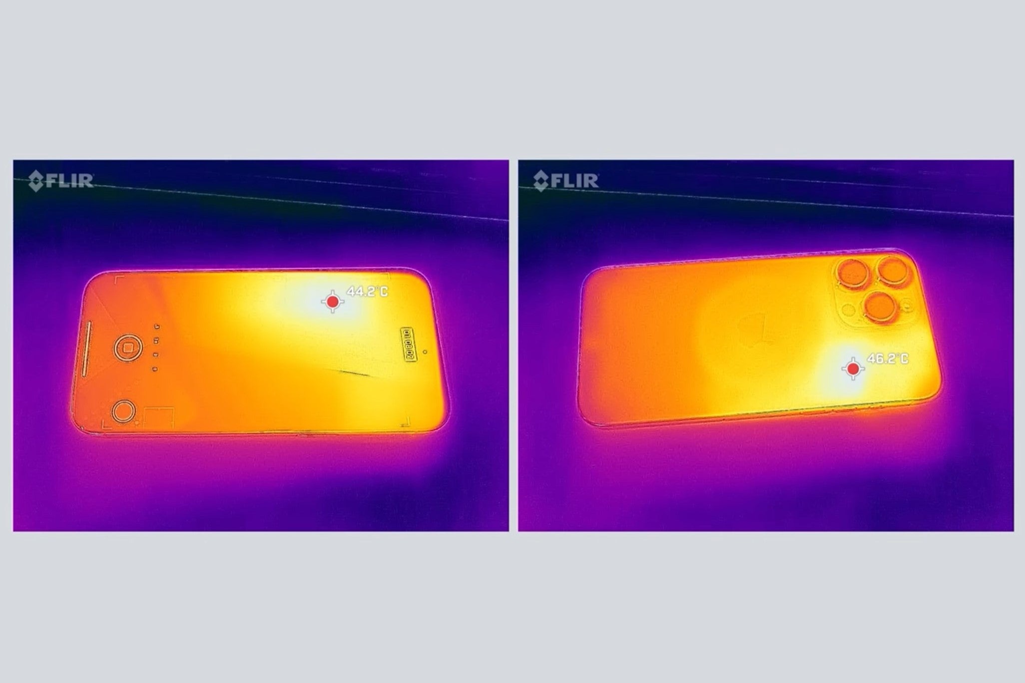 The iPhone 15 reached temperatures of up to 47C, according to overheating tests carried out by YouTube channel BullsLab