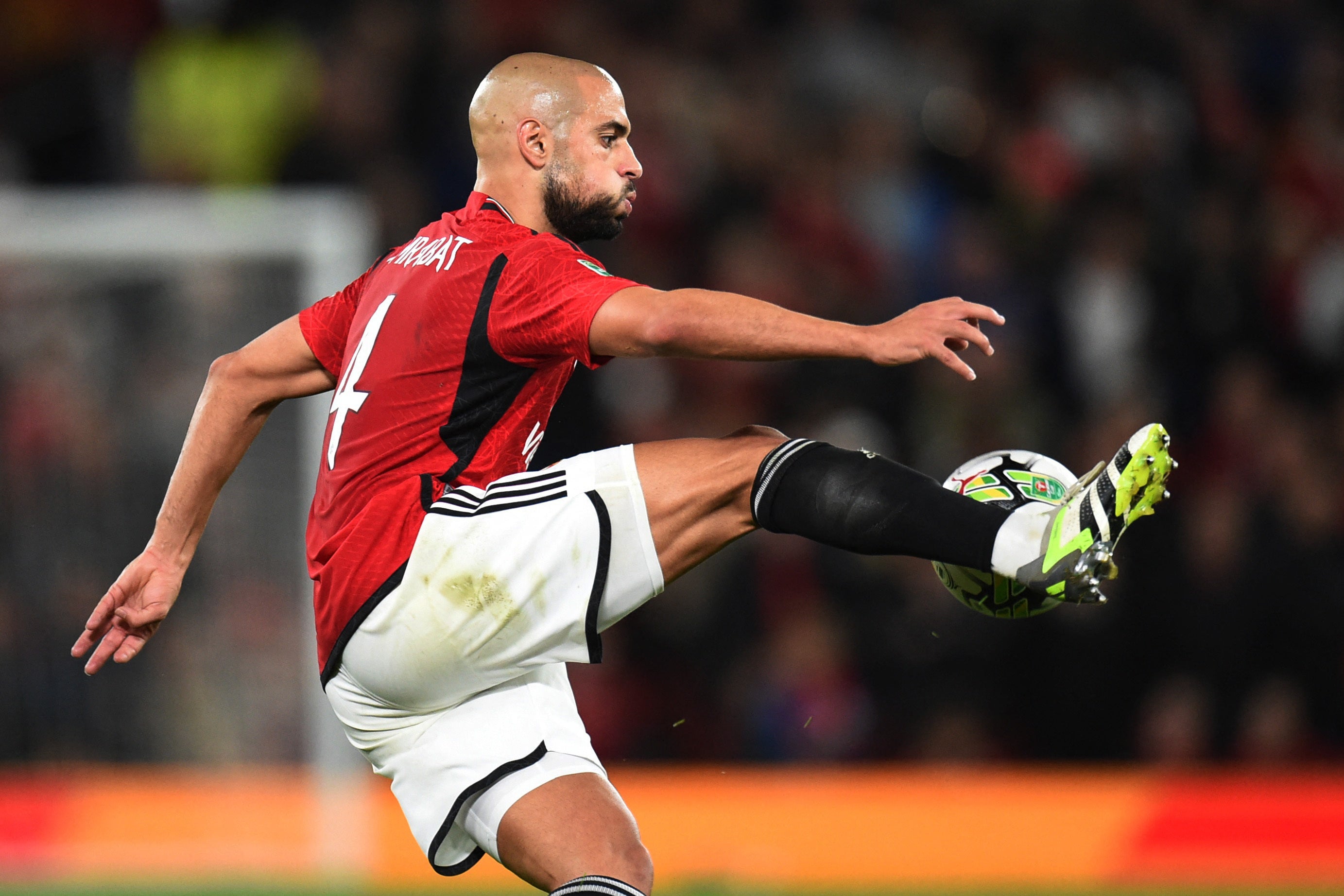 Sofyan Amrabat joined Man Utd on loan from Fiorentina