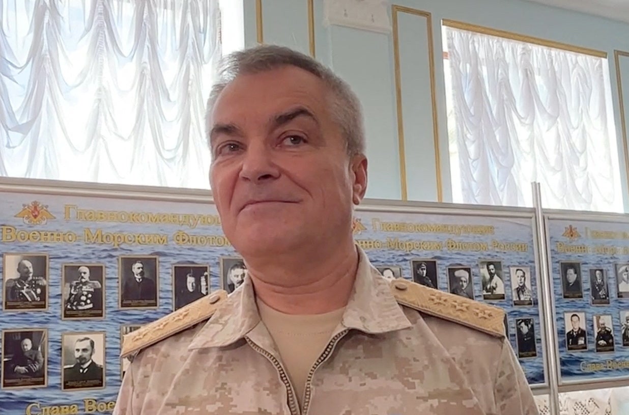 Admiral Viktor Sokolov, the commander of Russia's Black Sea Fleet