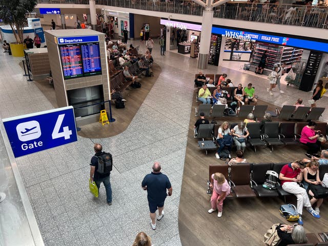 <p>Easy access? The departure lounge at Bristol airport, which will briefly have the most expensive drop-off fee in the UK</p>