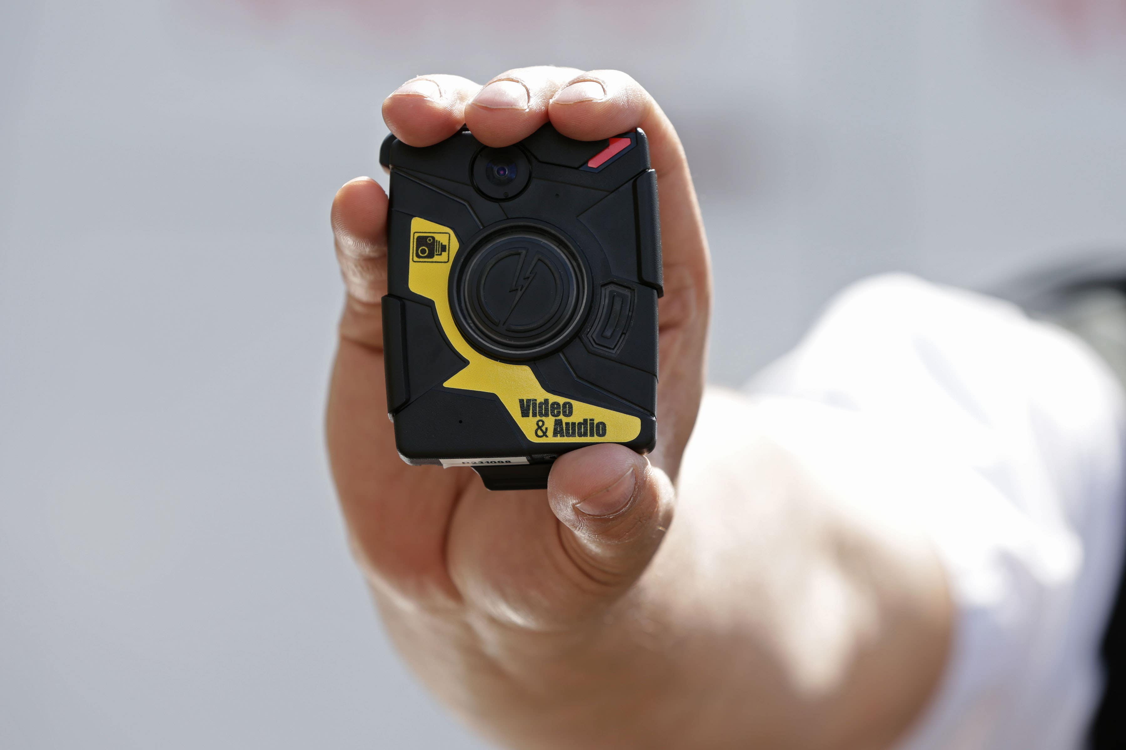 A body-worn video camera (Yui Mok/ PA)