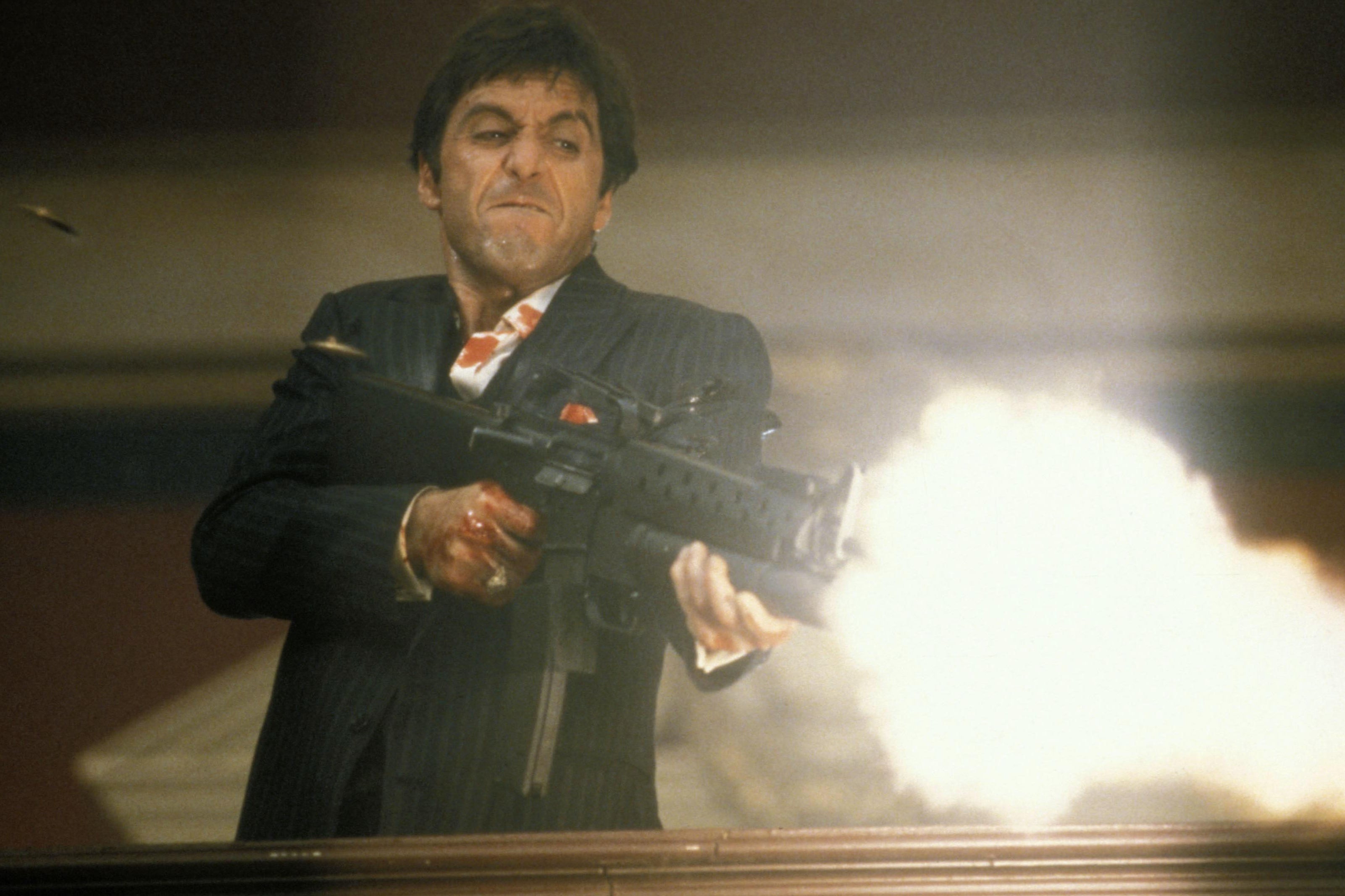 Hammy but magnificent: Al Pacino in ‘Scarface’