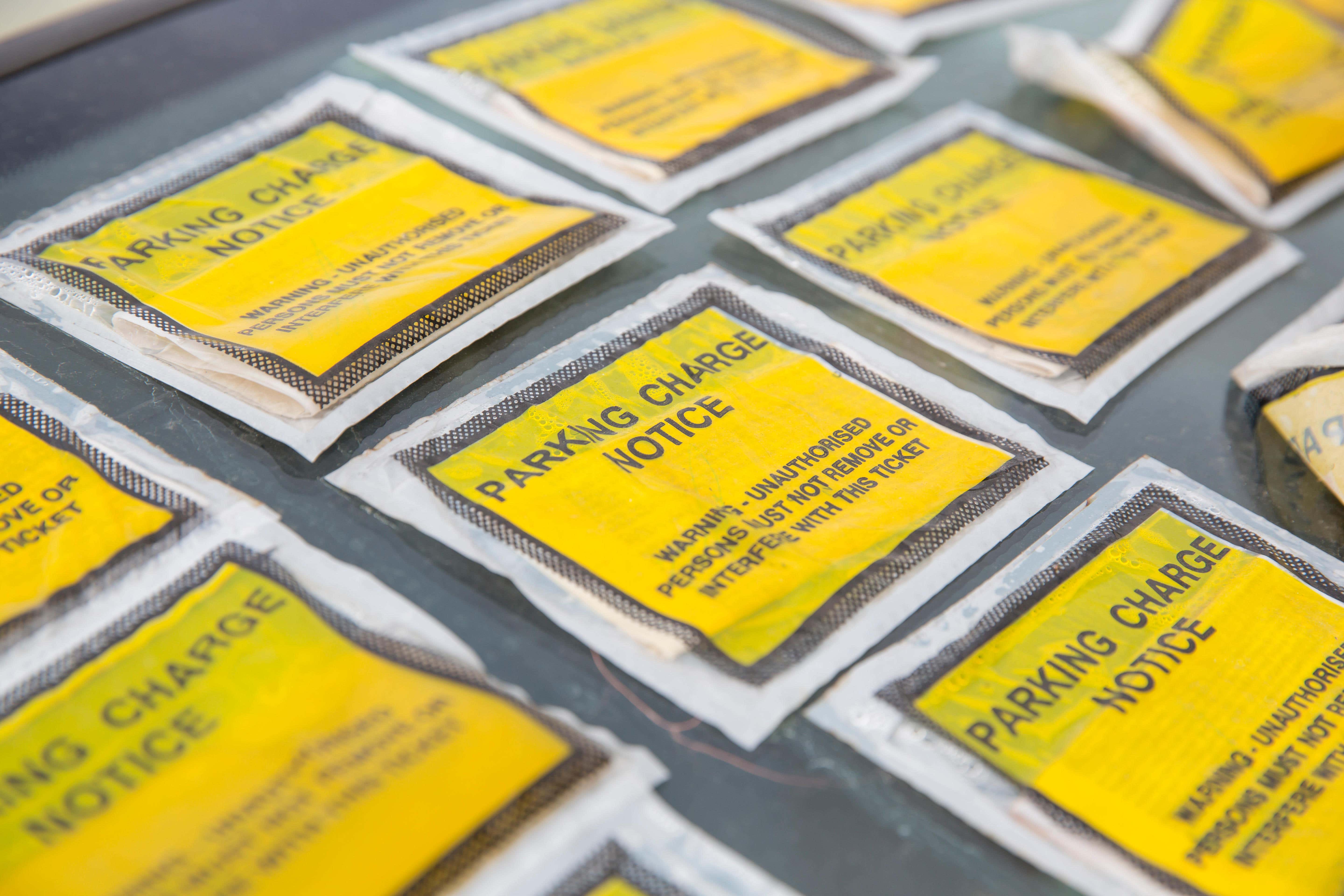 Figures show the number of parking tickets issued by private companies in Britain soared by 29% in a year (Alamy/PA)