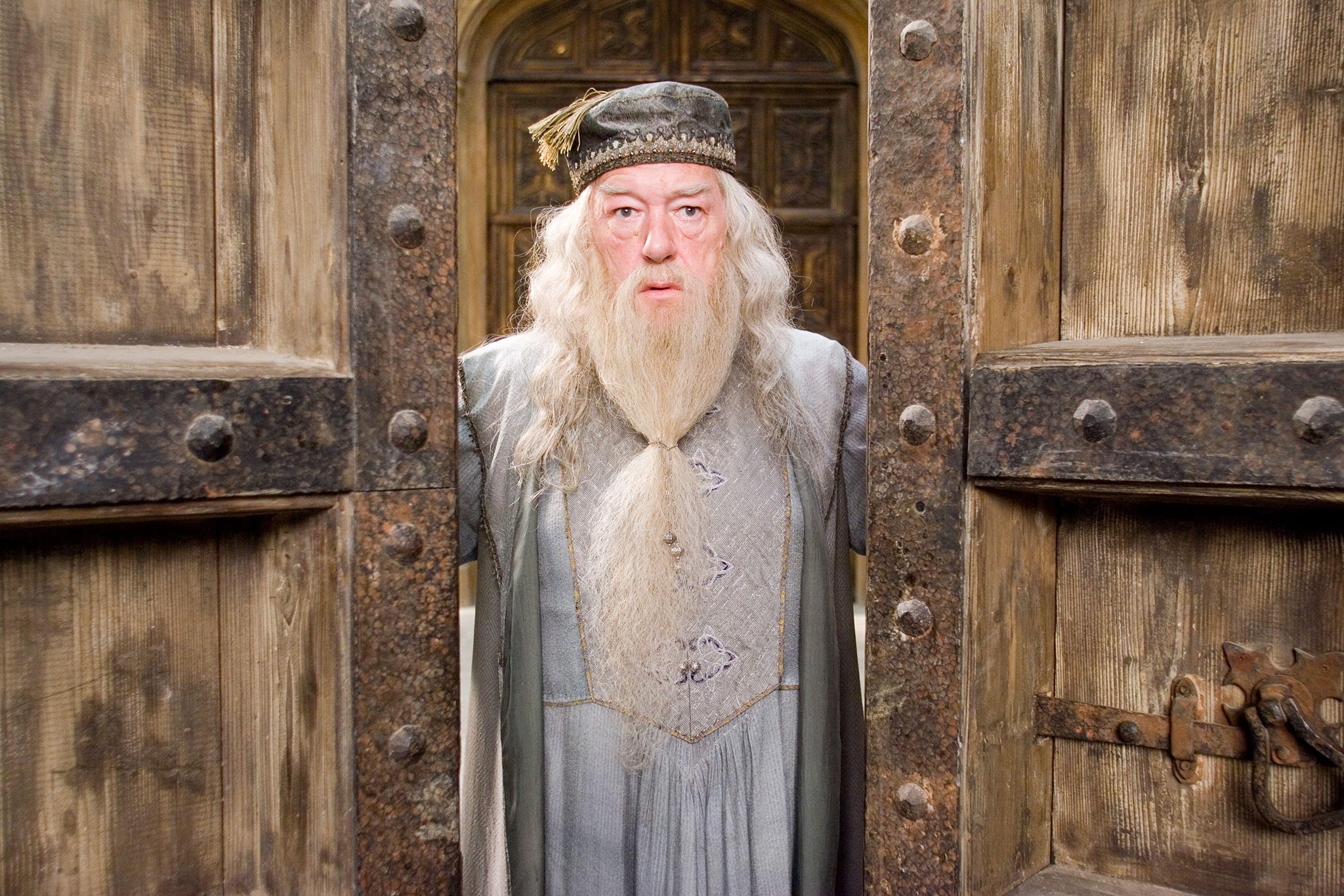 Gambon as Albus Dumbledore in the Harry Potter films