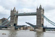 Travel chaos as London’s Tower Bridge ‘stuck open’