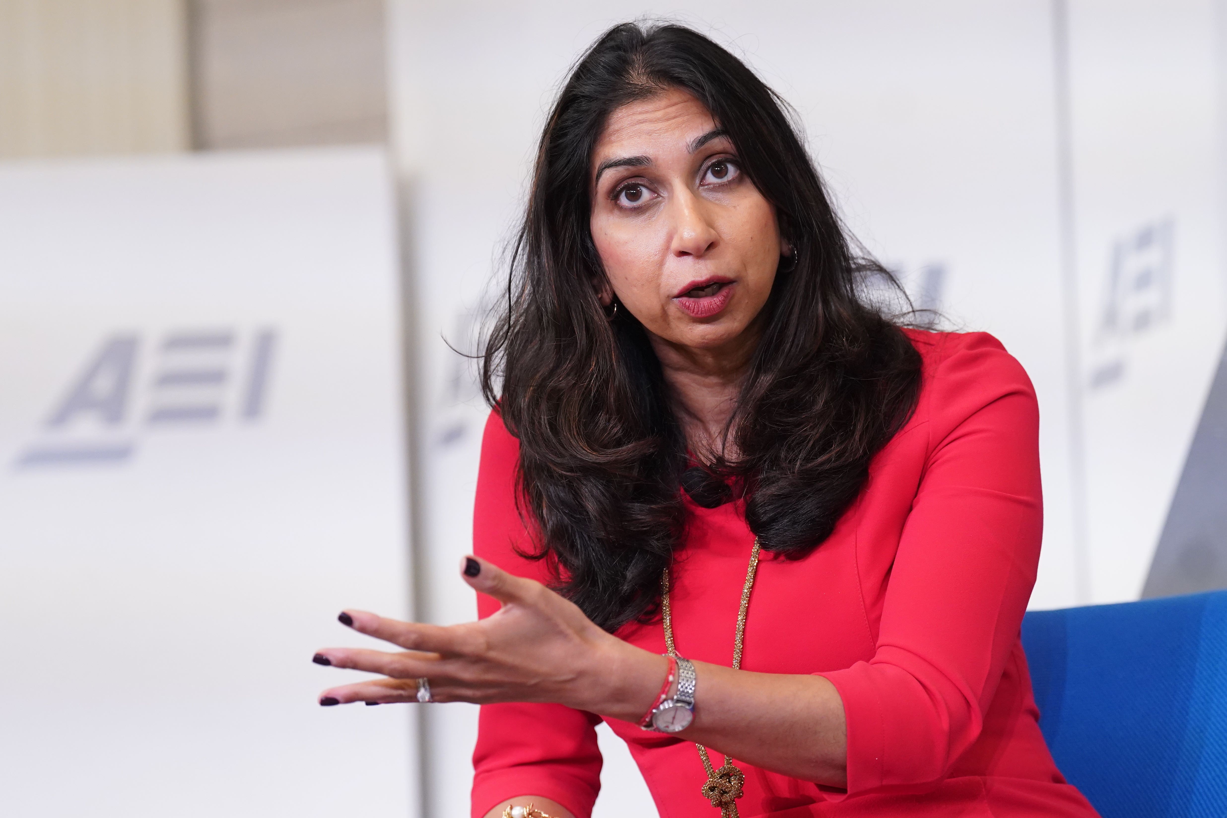 Home Secretary Suella Braverman said multiculturalism had failed (Stefan Rousseau/PA)