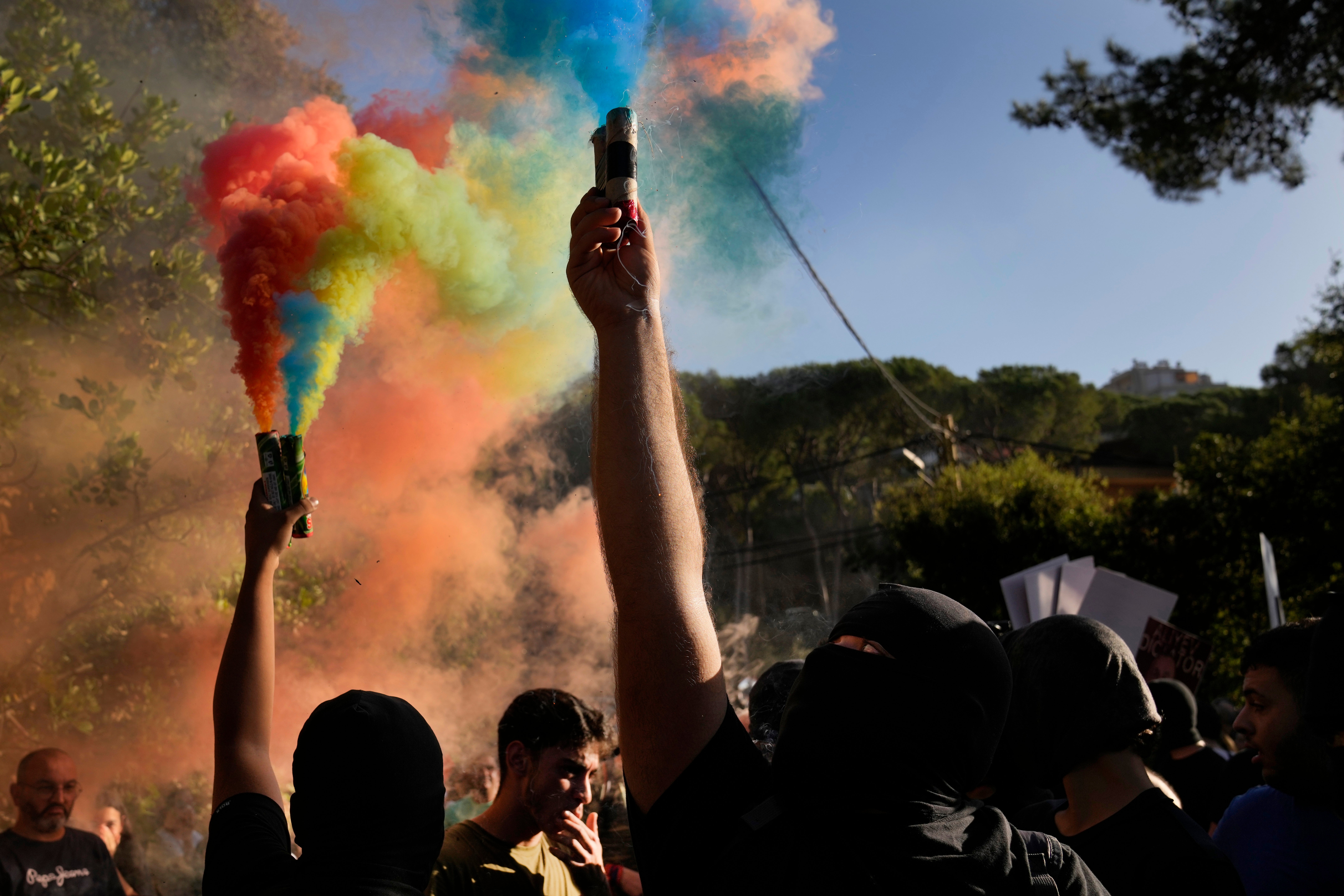 Lebanon Armenia Azareijan Protest