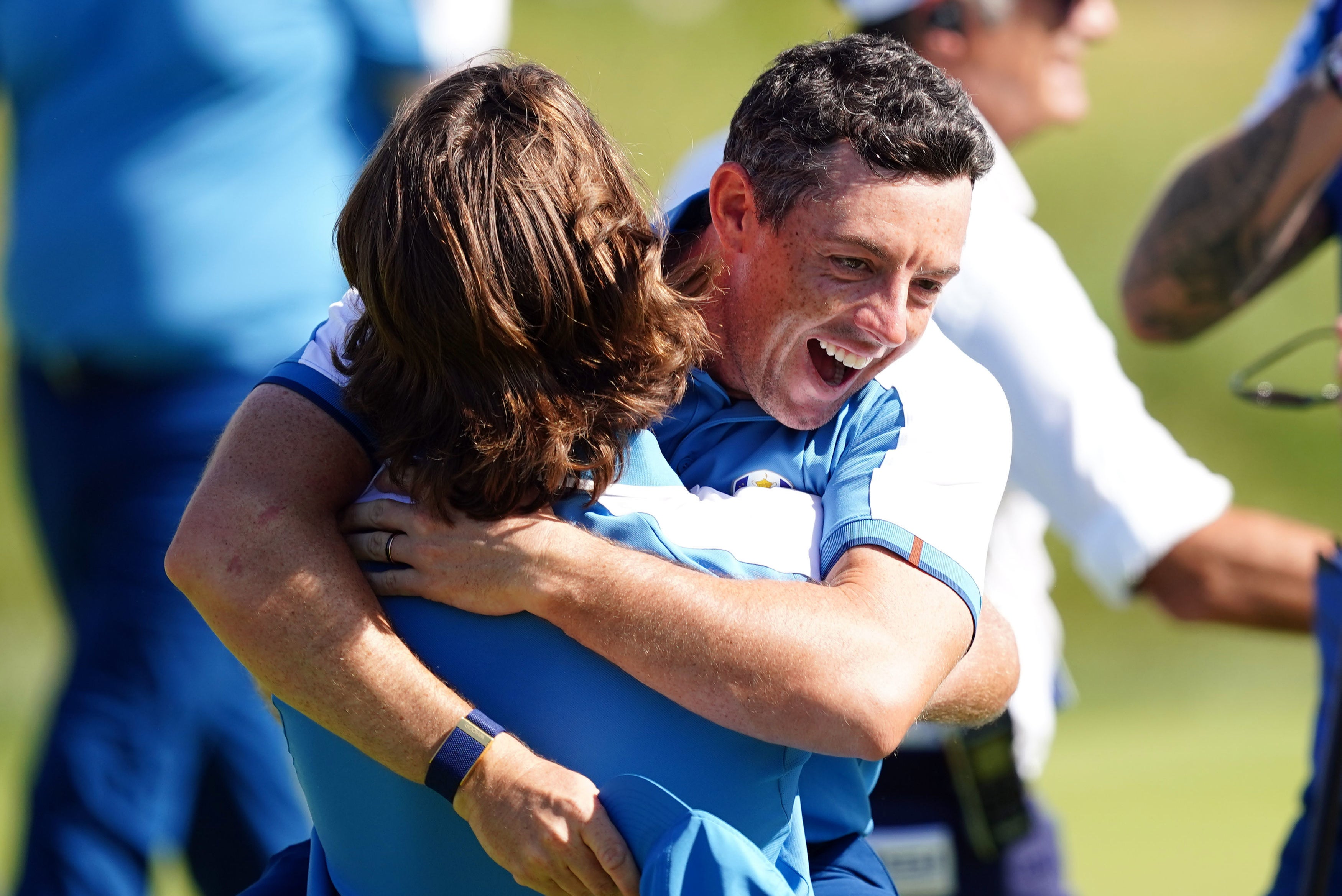 Rory McIlroy and Tommy Fleetwood helped Europe complete the clean sweep