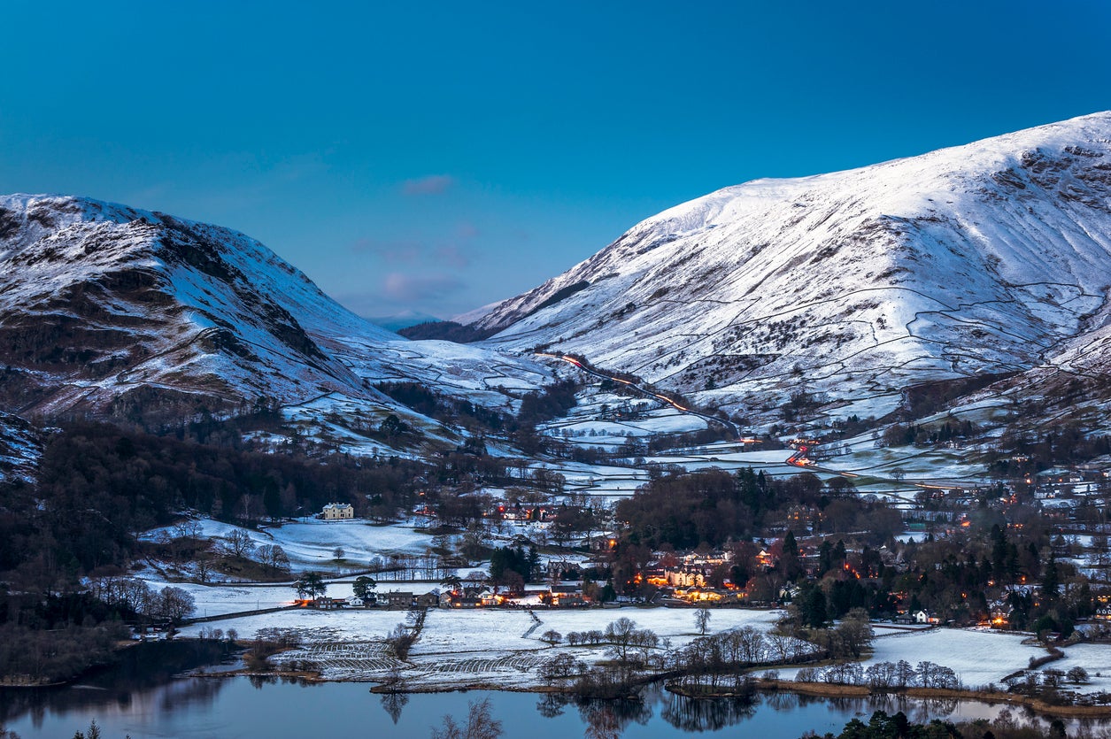 The Lake District’s peaks are be especially dramatic when covered in snow