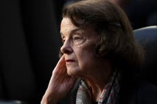 Dianne Feinstein death - latest: Tributes pour in for California senator