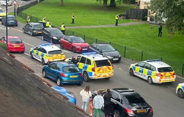 West Midlands Police: “Officers tasered the dog, which is believed to be a Bully type breed and then placed it in a wheelie bin to ensure the public’s safety. “