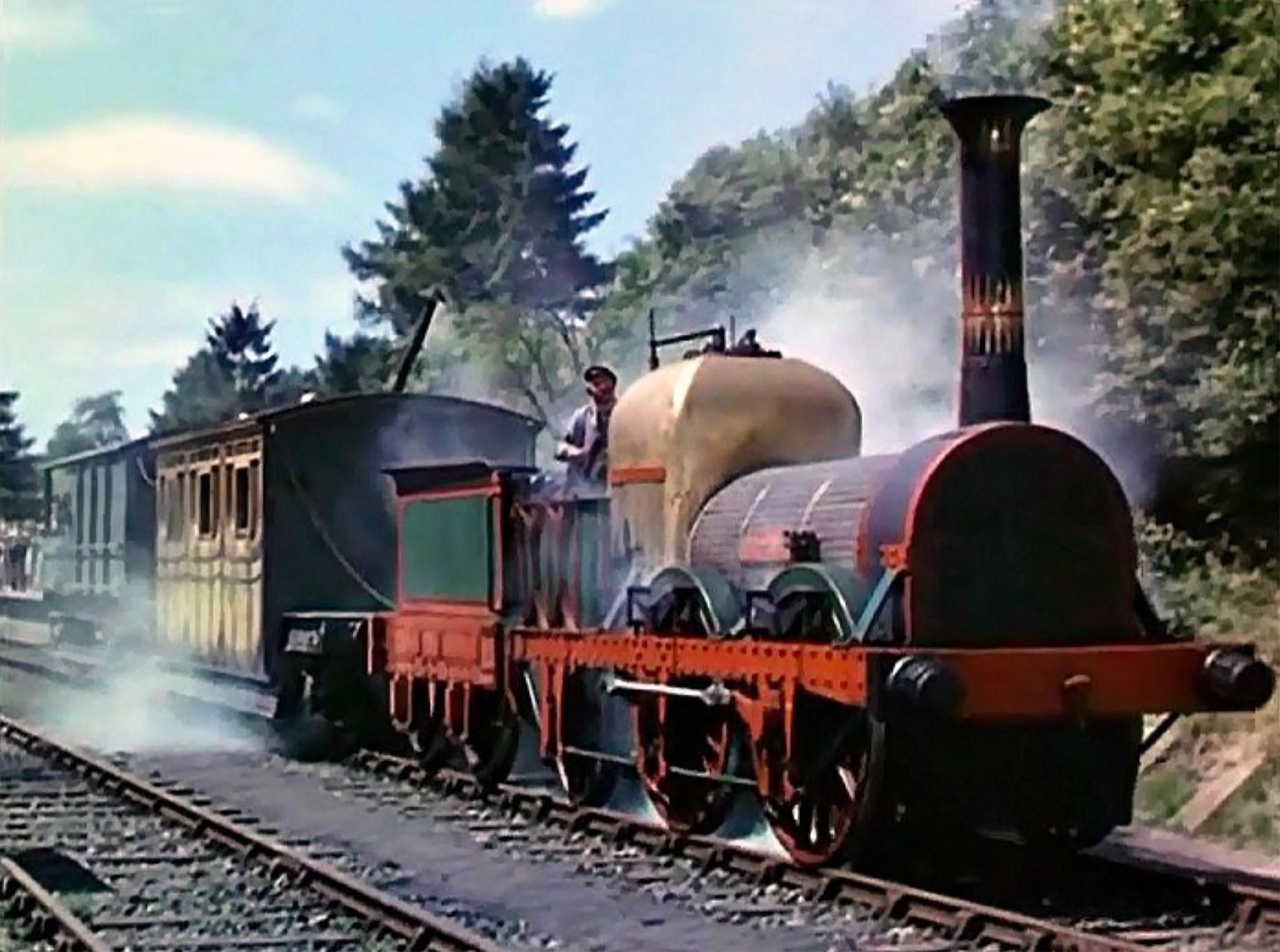 A scene from ‘The Titfield Thunderbolt’, Ealing Studios, 1953