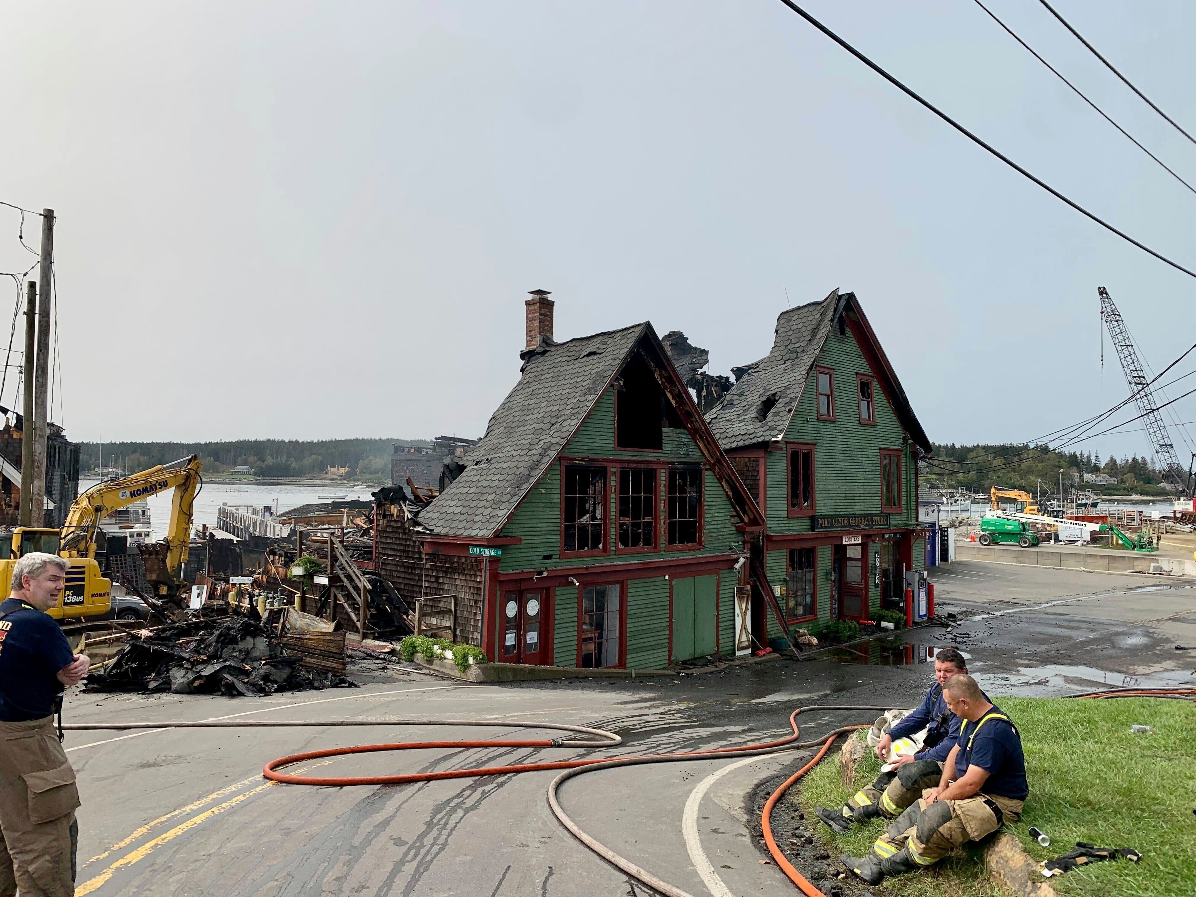 Maine Fire Wyeth Paintings