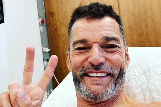 Fred Sirieix in the hospital