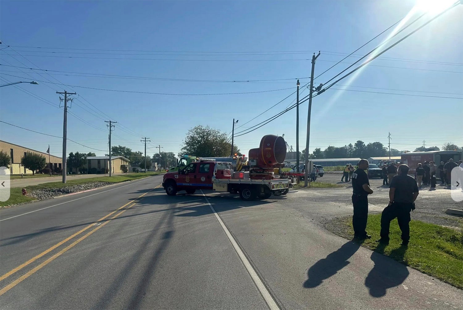 Chemical Truck Accident