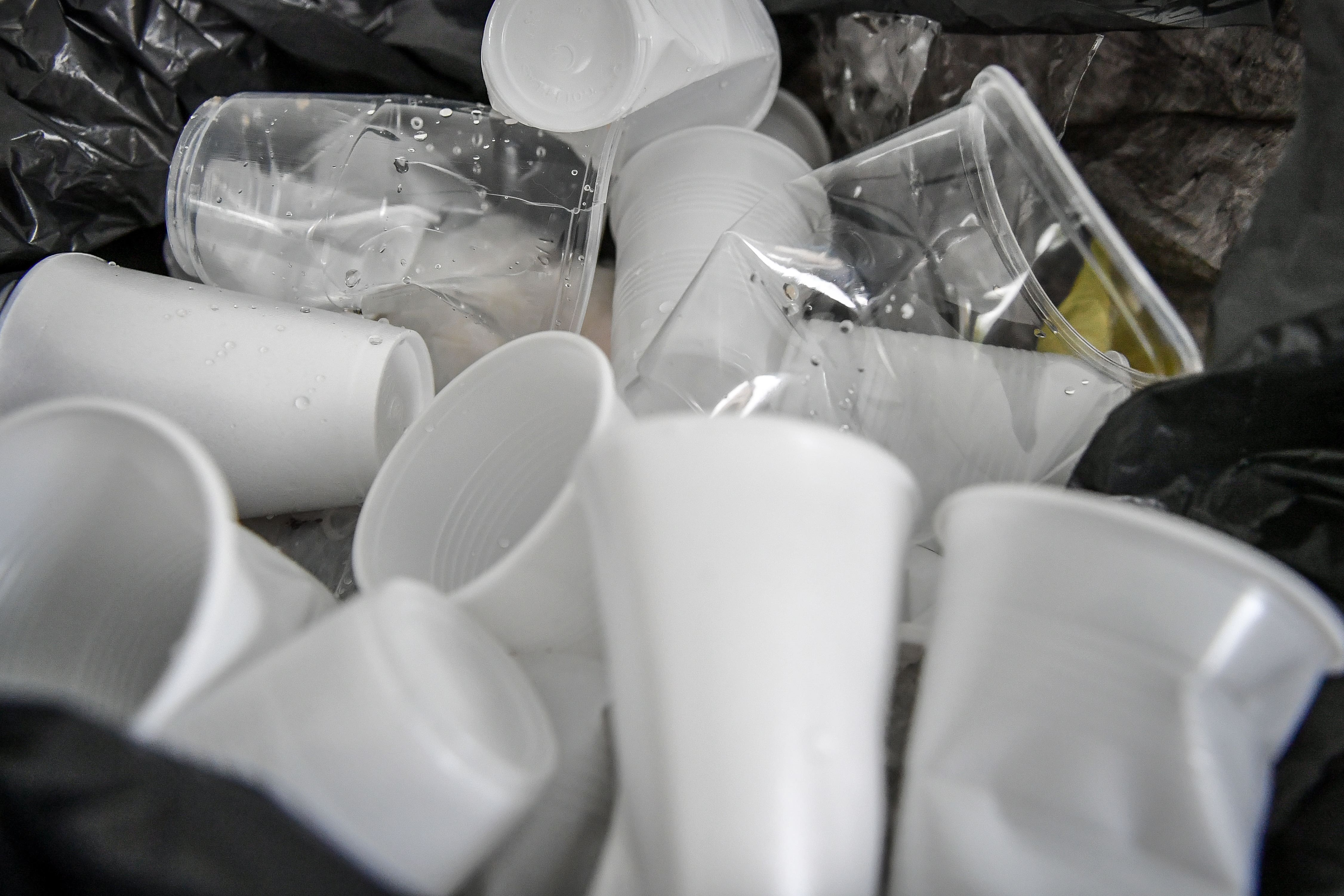 New bans and restrictions on supplying single-use plastics have come into force in England (PA)