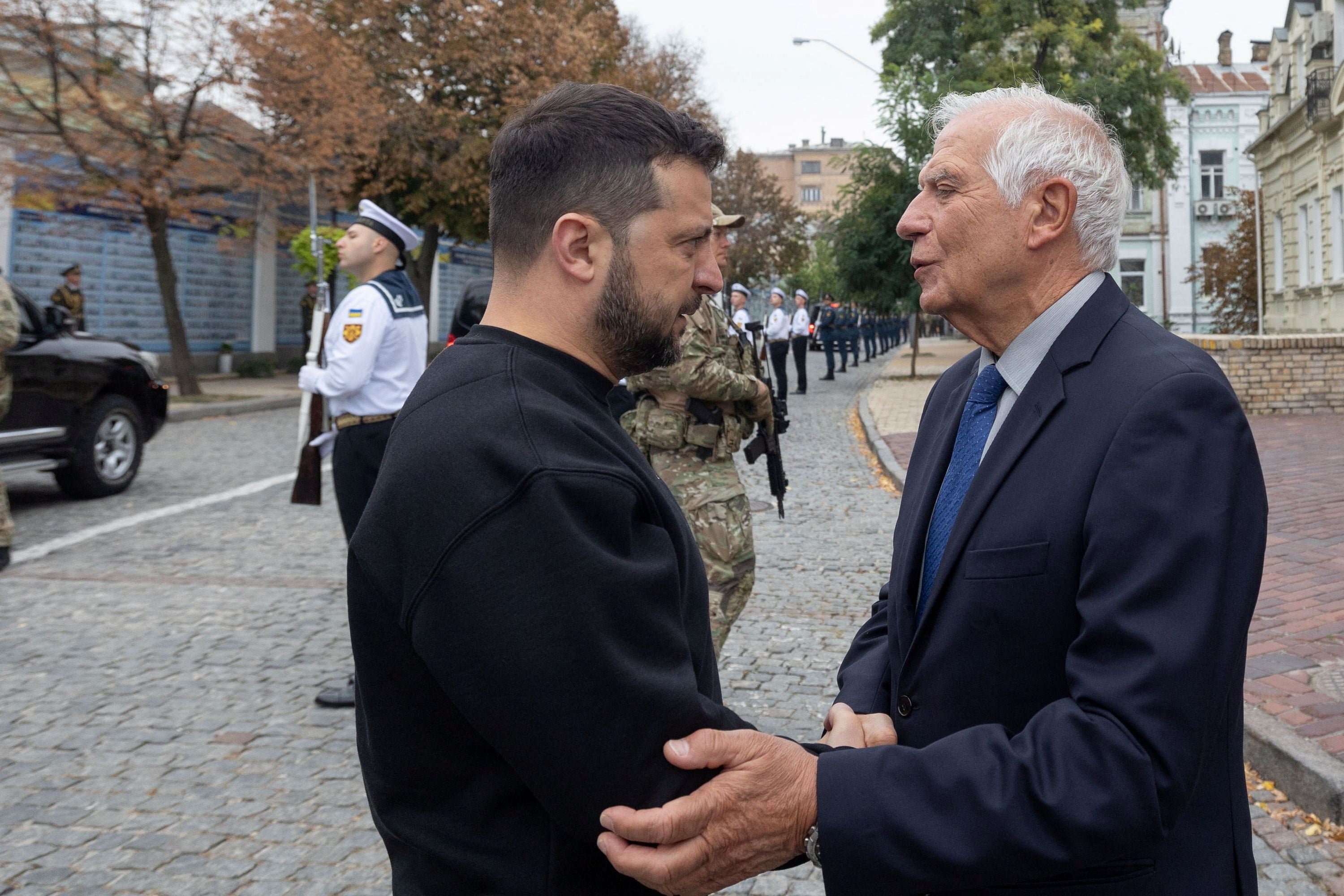 Zelensky speaks with European Union Foreign Policy Chief Josep Borrell