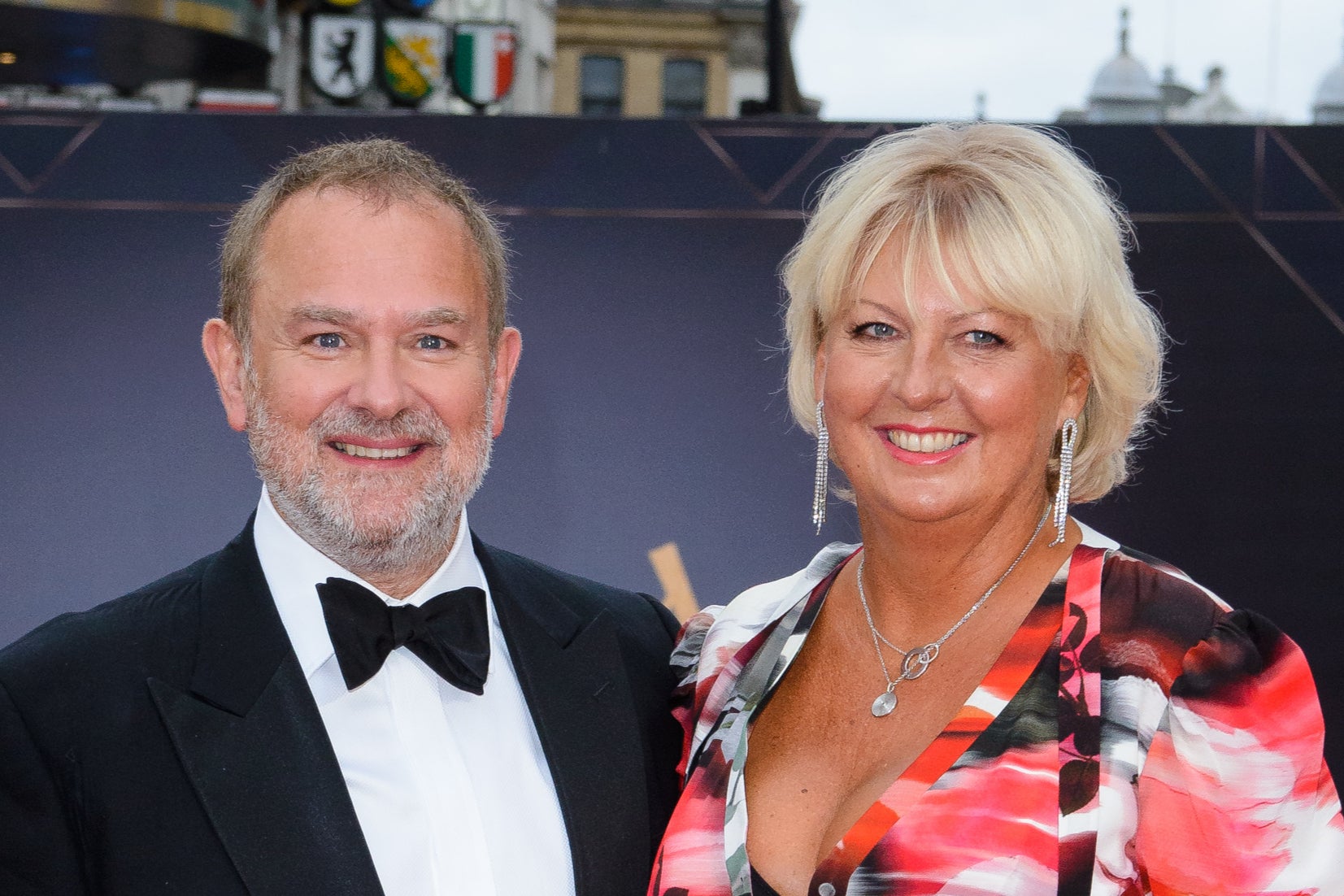 Hugh Bonneville and Lulu Williams