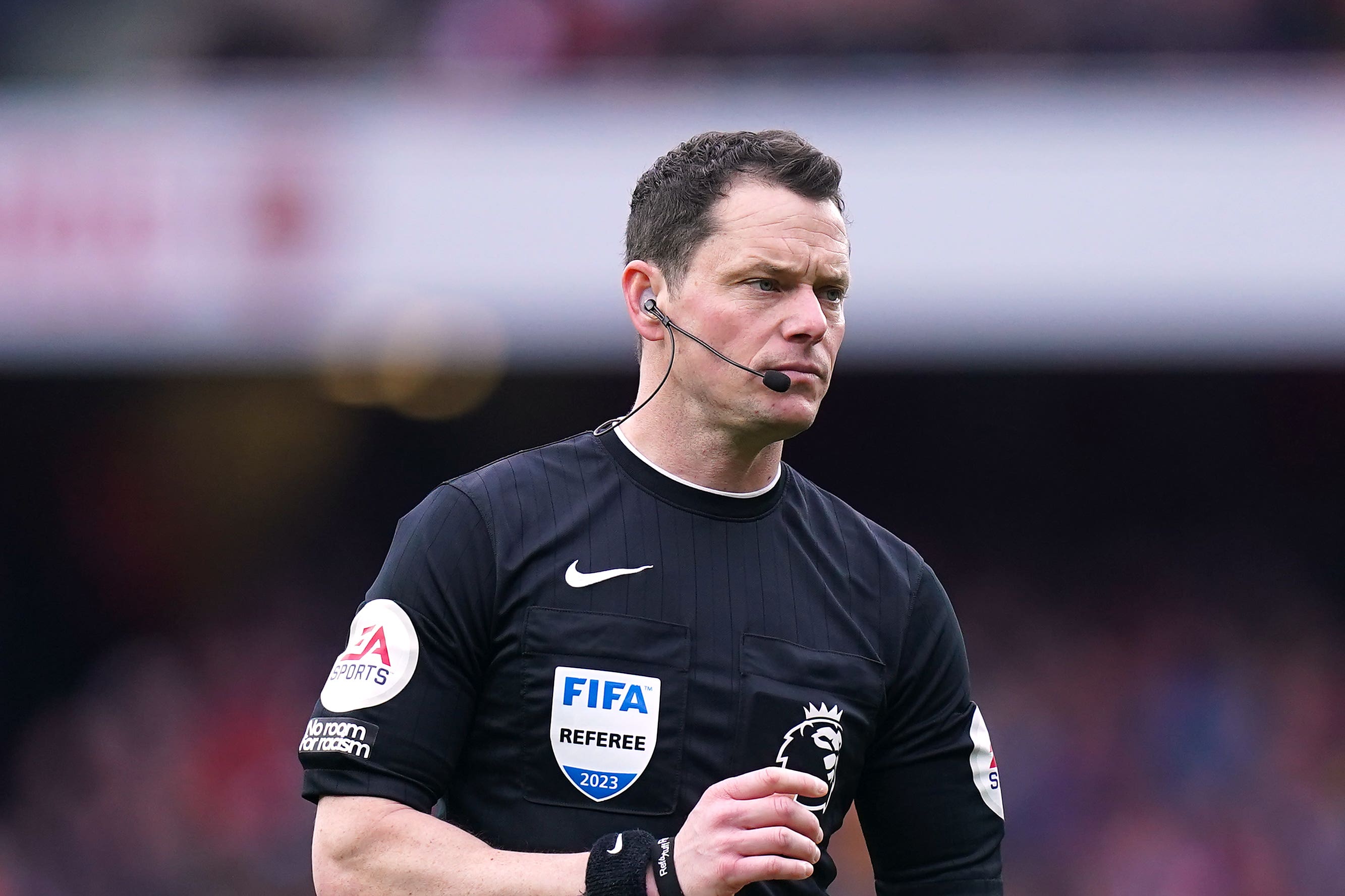 Darren England was the official in charge of VAR for the Tottenham v Liverpool game. (Adam Davy/PA)