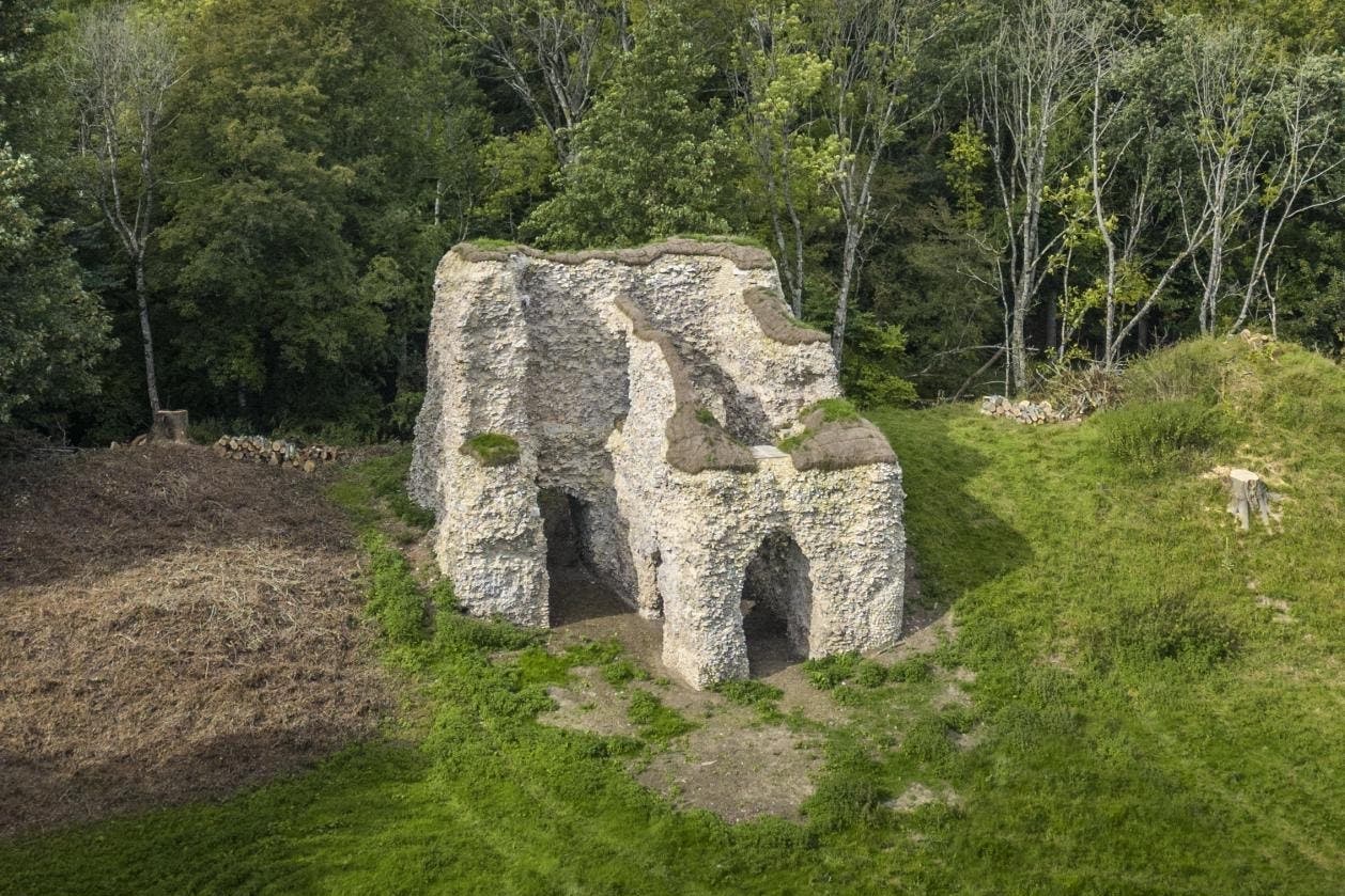 Merdon Castle is near Winchester, Hampshire (Historic England/PA)