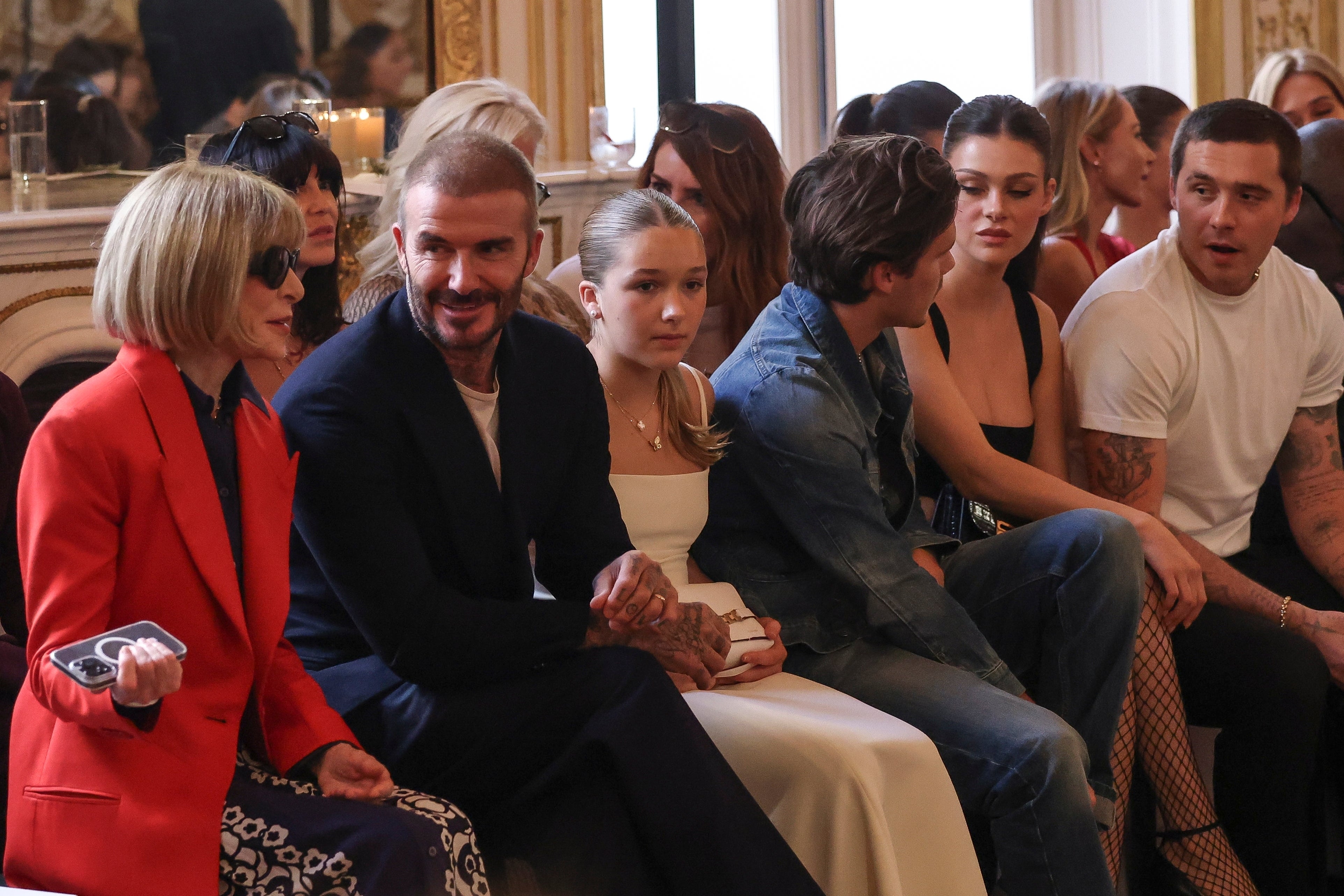 France Victoria Beckham Spring Summer 2024 Front Row