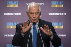 Top European diplomats meet in Kyiv to support Ukraine as signs of strain show among allies