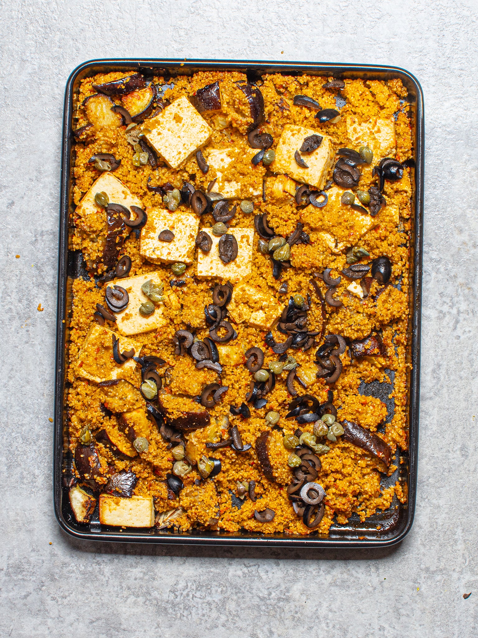 Tofu meets Sicilian caponata