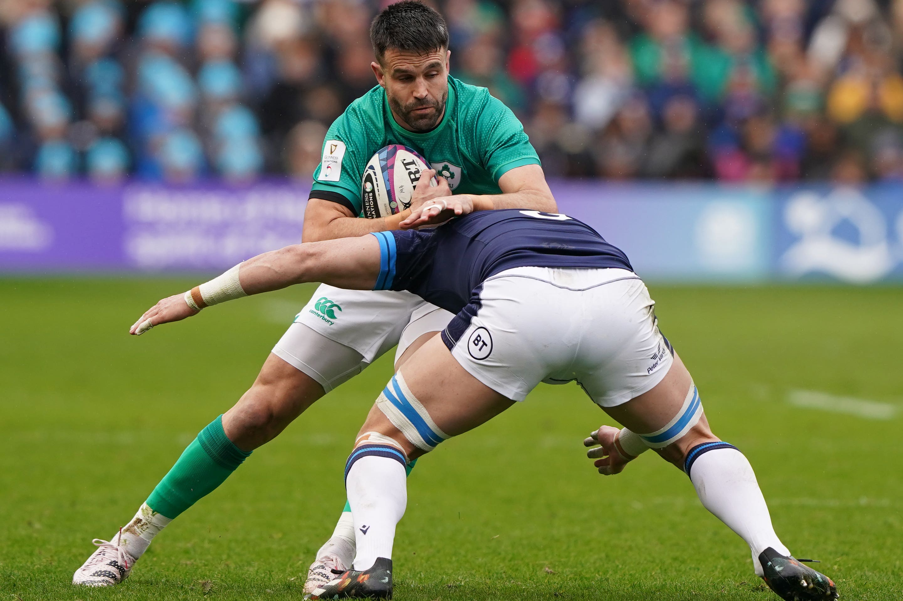 Ireland scrum-half Conor Murray has enjoyed plenty of battles with Scotland (Andrew Milligan/PA)