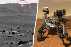 Rover captures one-mile-high whirlwind on Mars