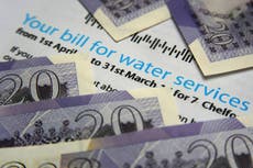 Water firms criticised for making consumers ‘foot the bills’ for upgrade plans