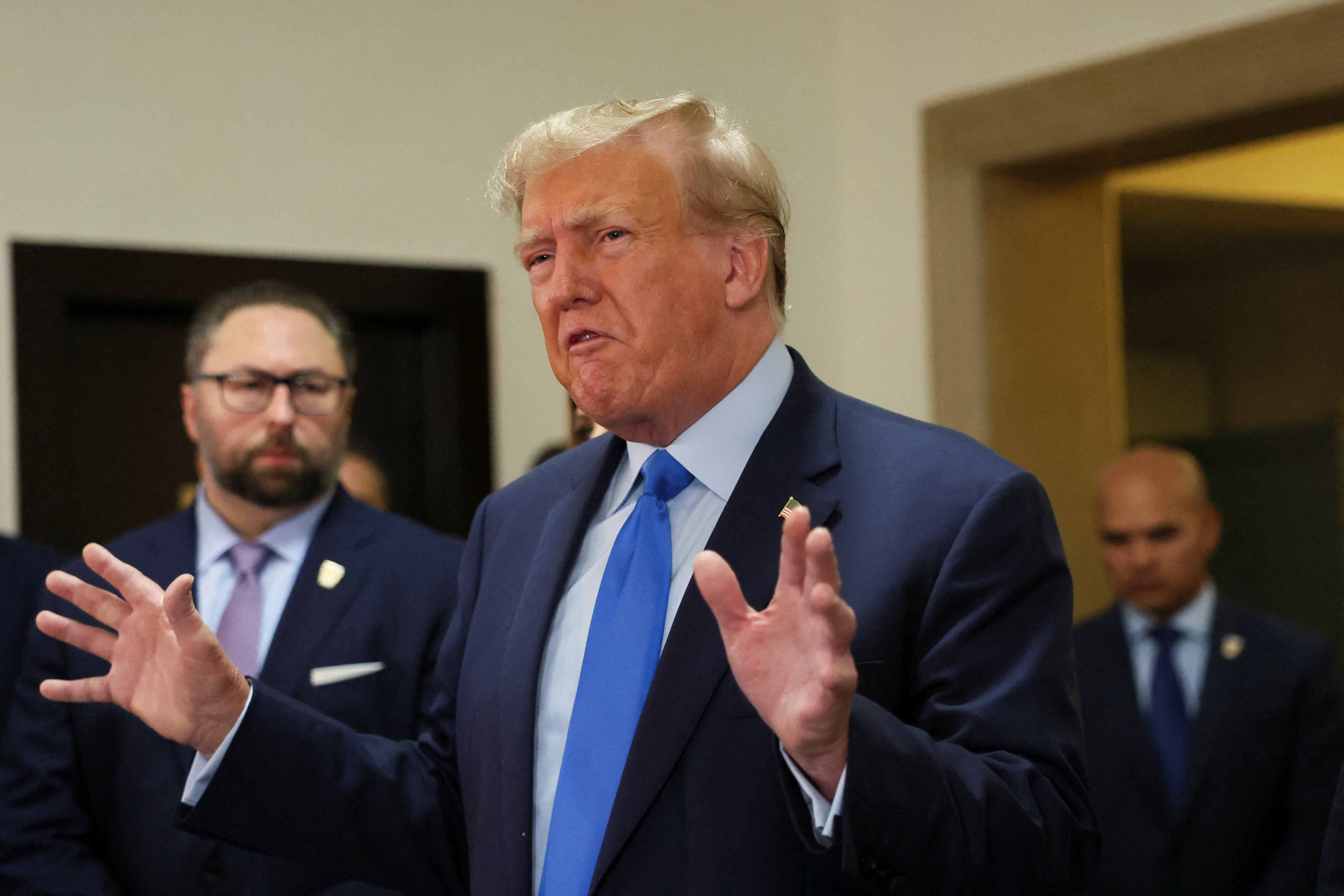 Trump wants judge criminally charged at New York fraud trial – live