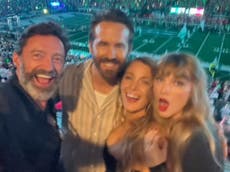 Fans go wild for Hugh Jackman’s celebrity selfie featuring Taylor Swift, Blake Lively and Ryan Reynolds