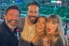 Fans go wild for Hugh Jackman’s celebrity selfie featuring Taylor Swift, Blake Lively and Ryan Reynolds